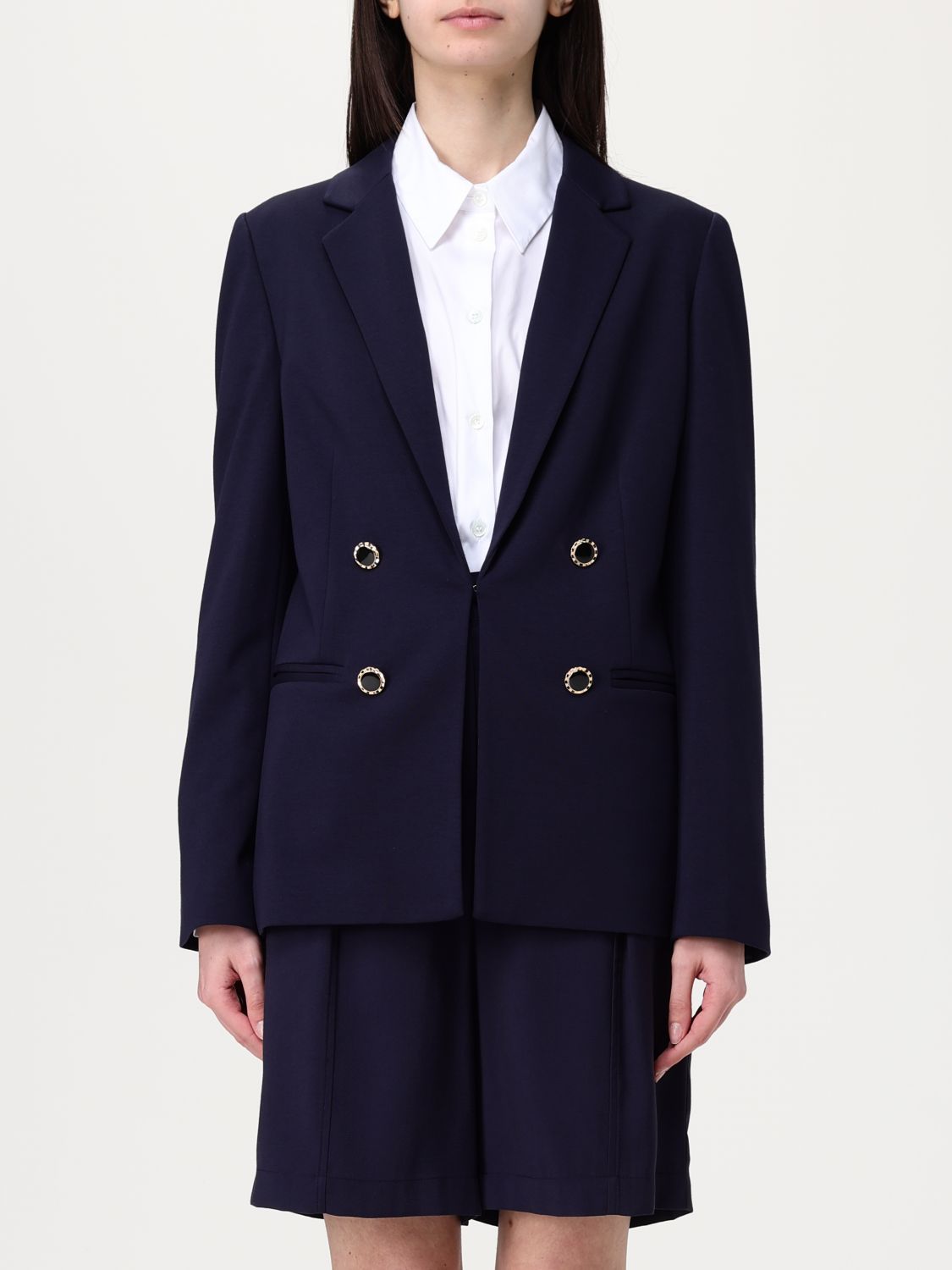 Twinset Blazer  Woman Color Blue