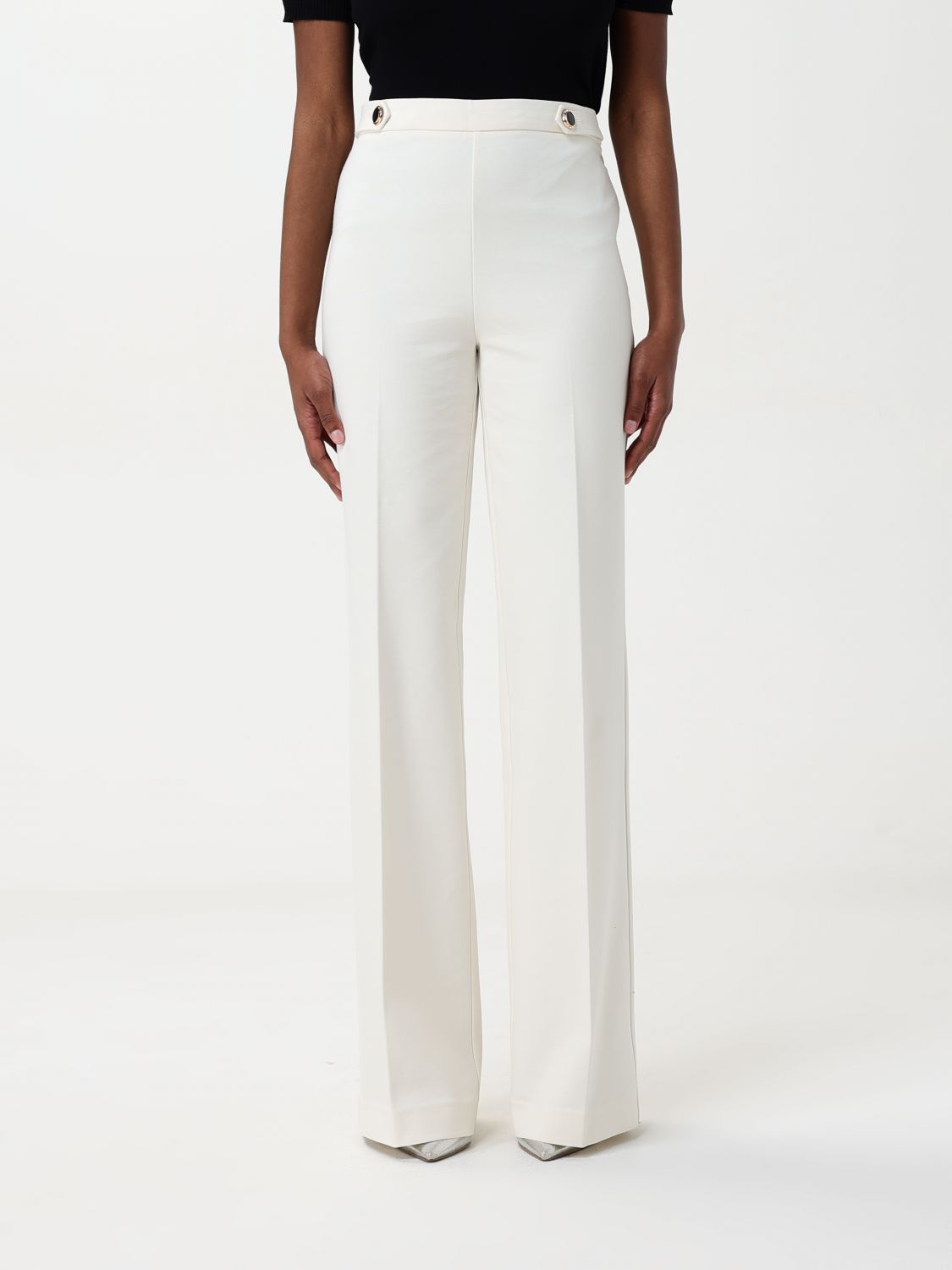 TWINSET PANTS TWINSET WOMAN COLOR PEARL 426988040