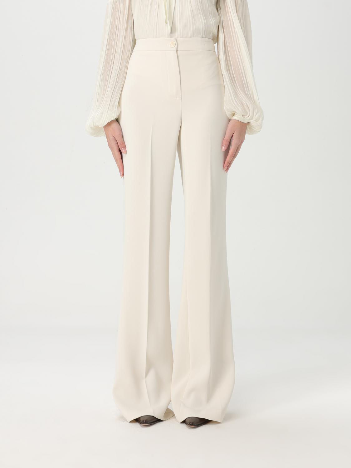 TWINSET PANTS TWINSET WOMAN COLOR PEARL 426998040