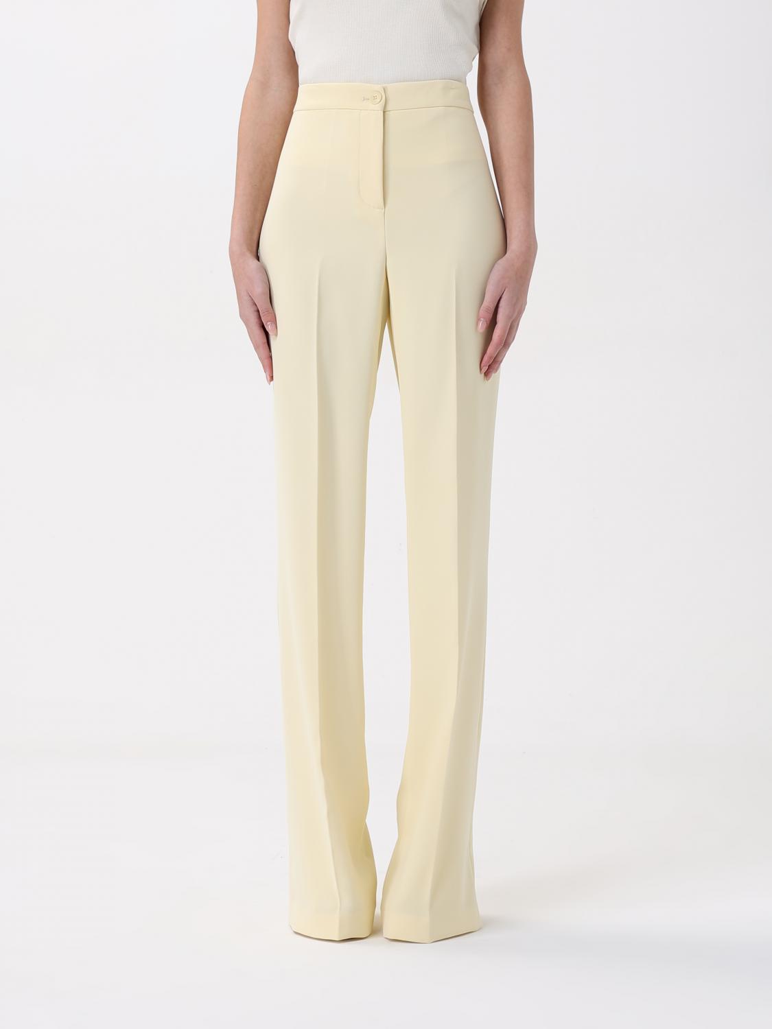 TWINSET PANTS TWINSET WOMAN COLOR BUTTER 426998152