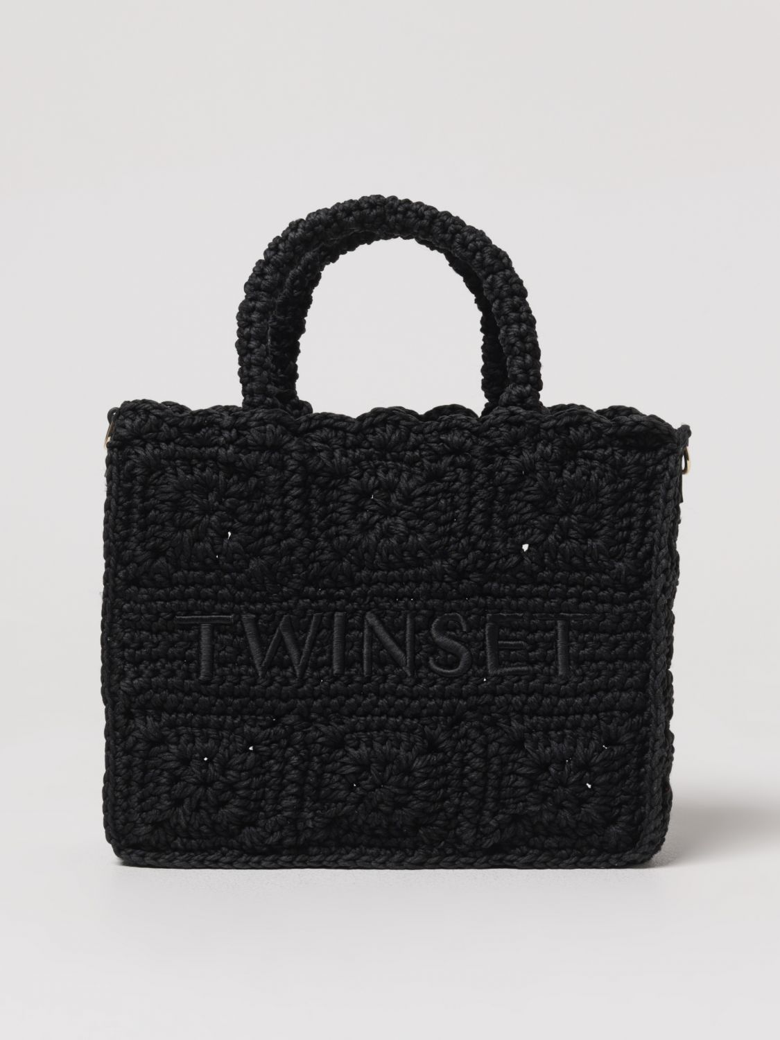 Twinset Twin-set Tote Bag In Black