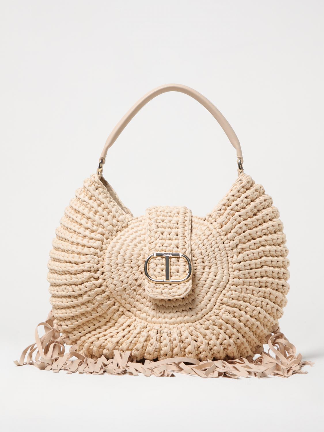 Shoulder Bag TWINSET Woman color Natural