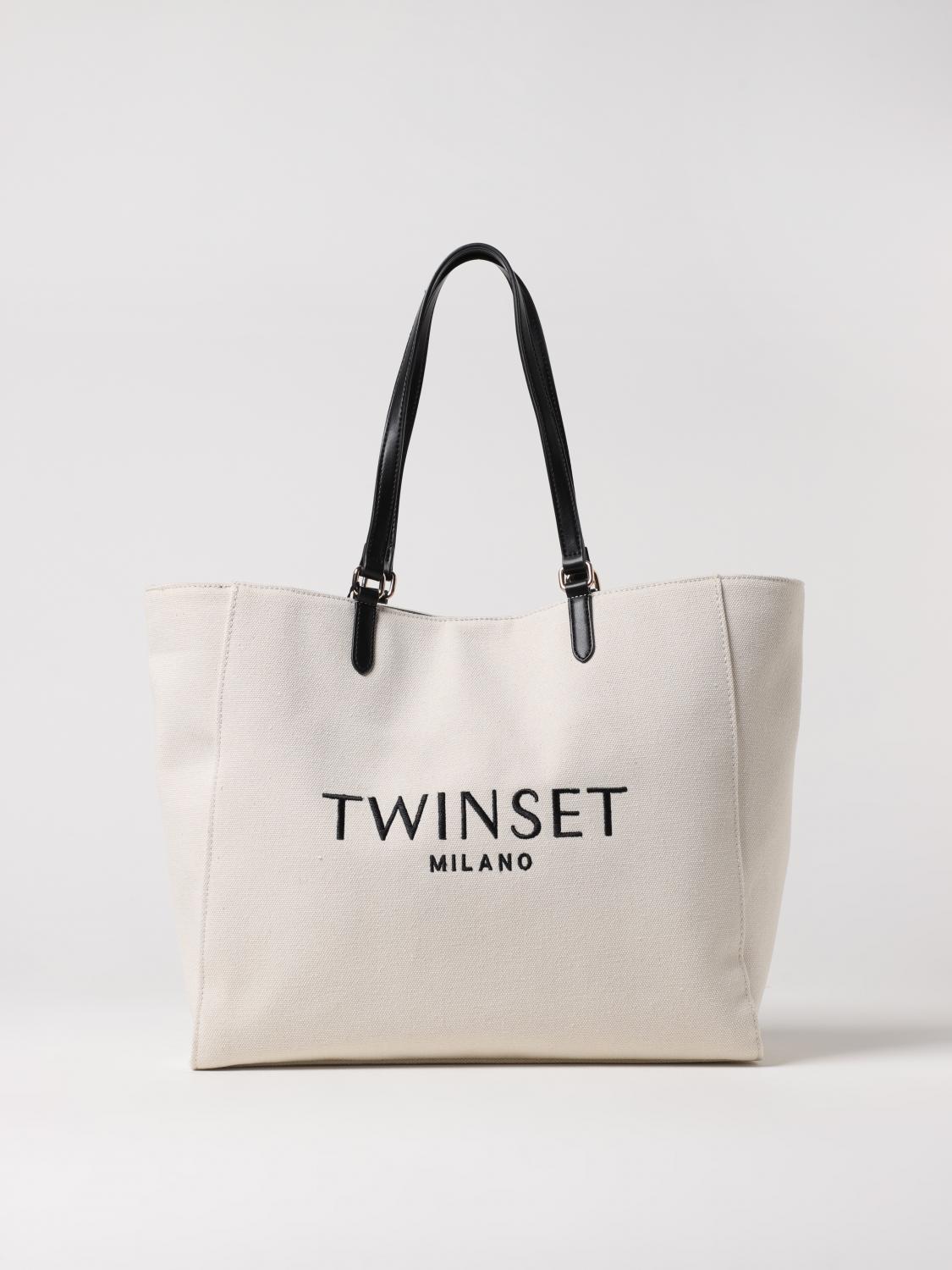 Twinset Shoulder Bag  Woman Color Natural In Natural