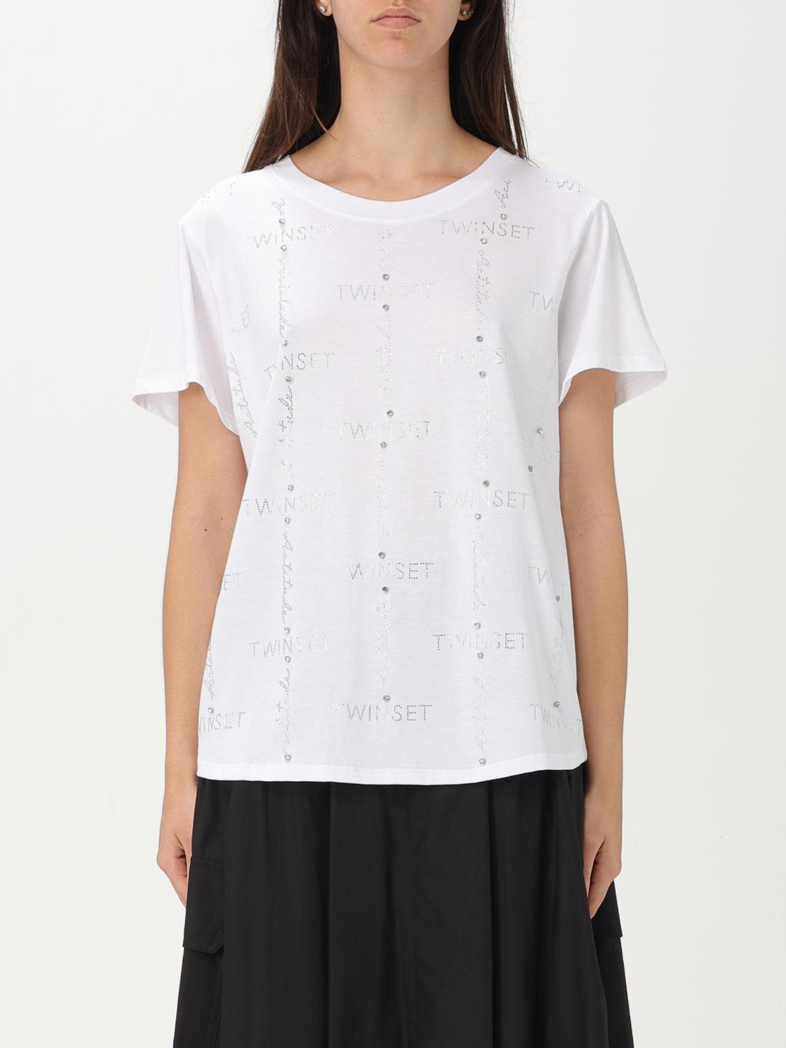 Twinset Actitude T-shirt Woman Color White In White