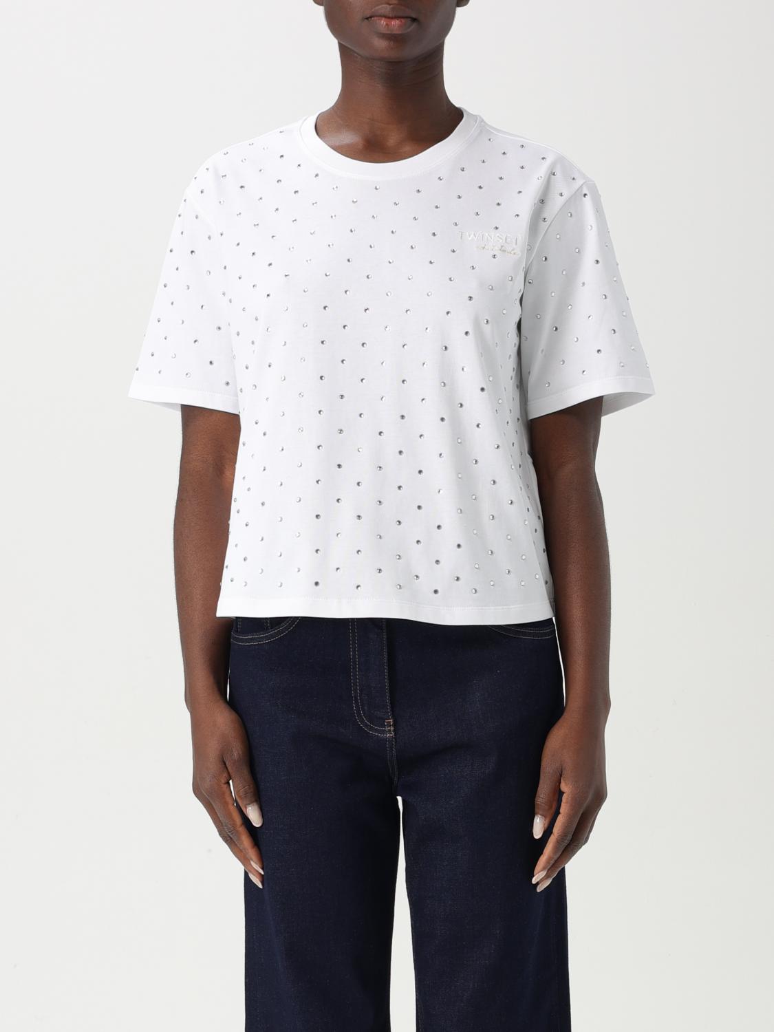 Twinset Actitude T-shirt  Woman Color White In White