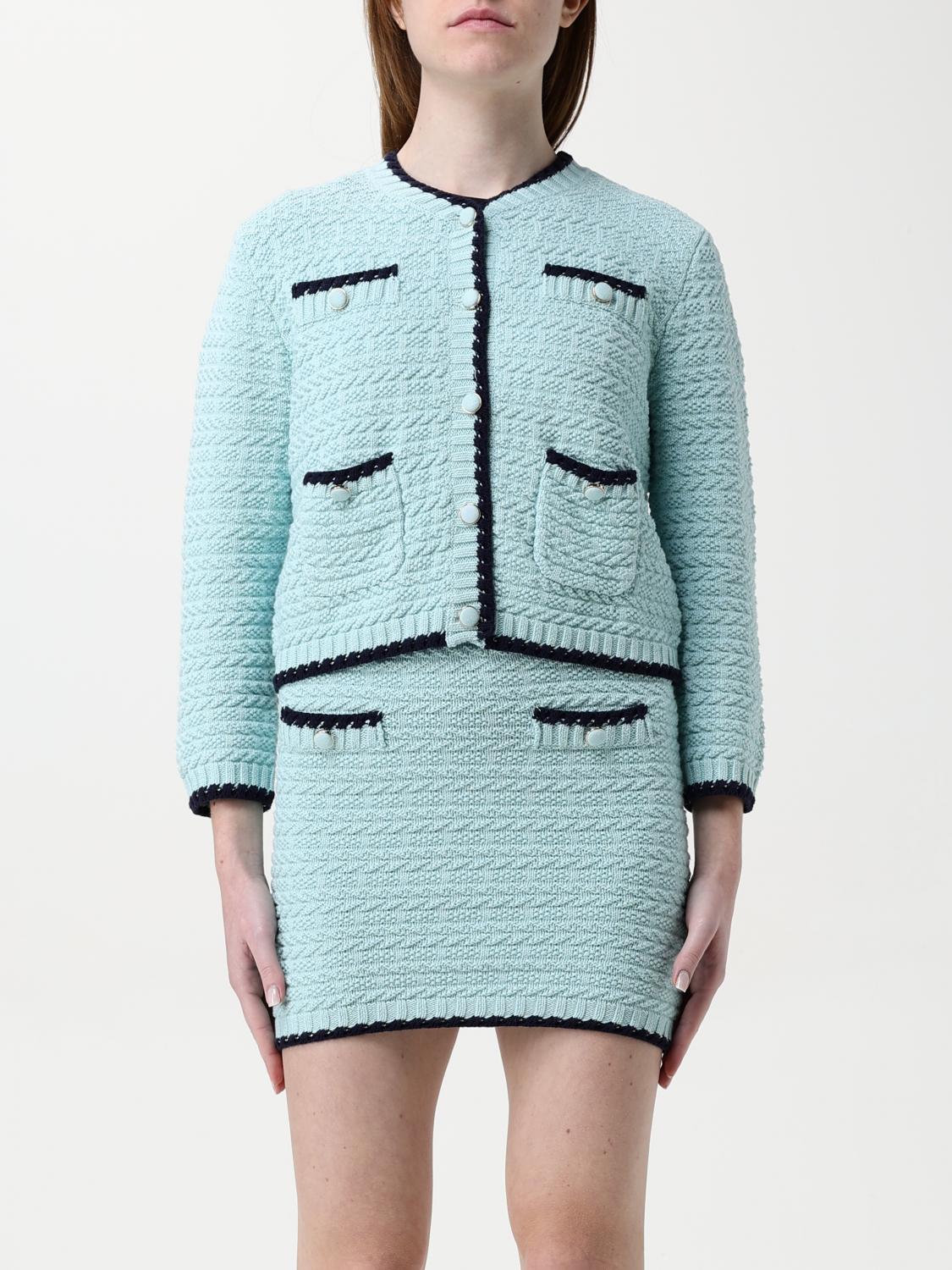 Shop Twinset Actitude Jacket Woman Color Blue