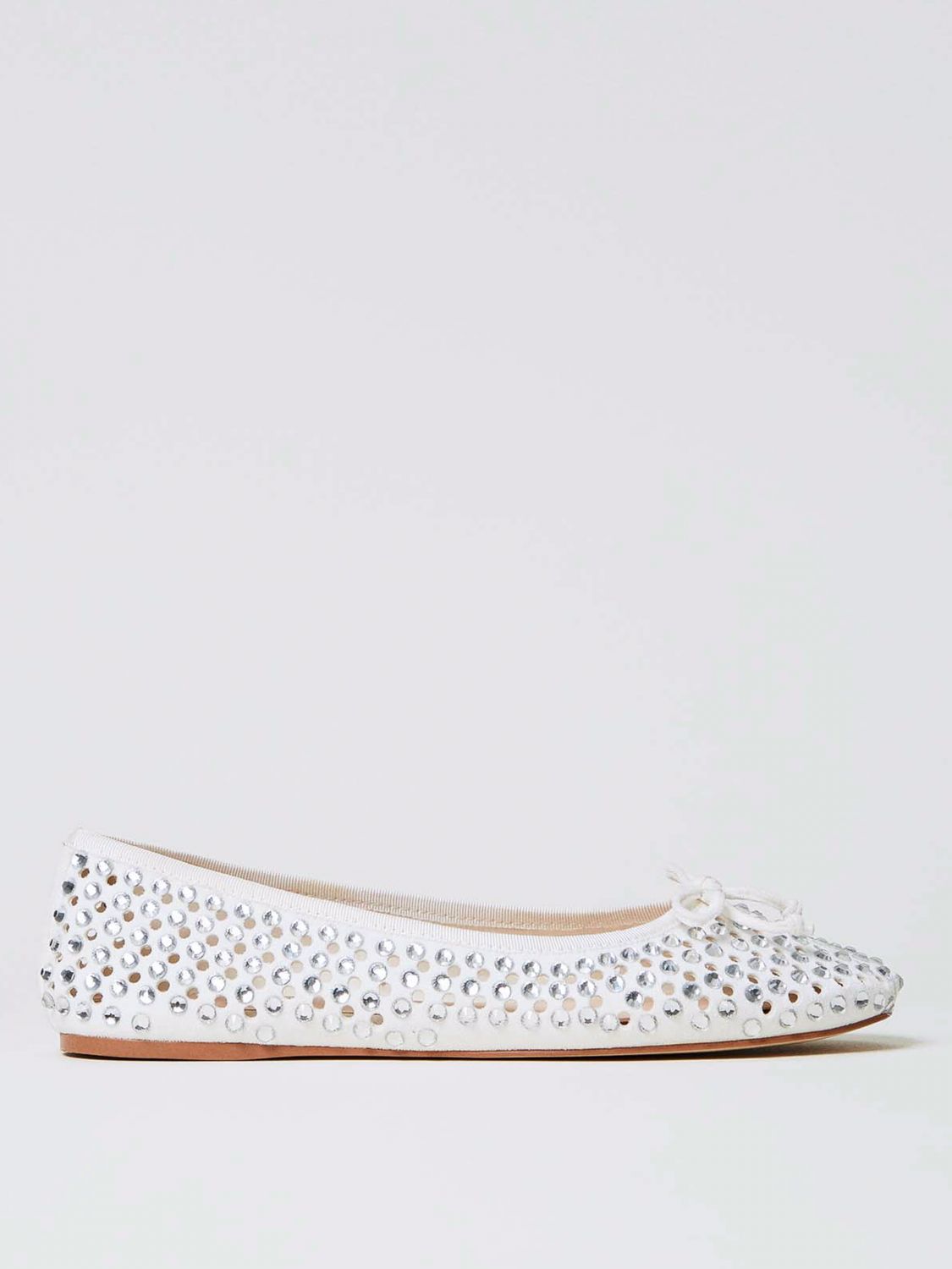 TWINSET ACTITUDE BALLET FLATS TWINSET ACTITUDE WOMAN COLOR WHITE 427106001