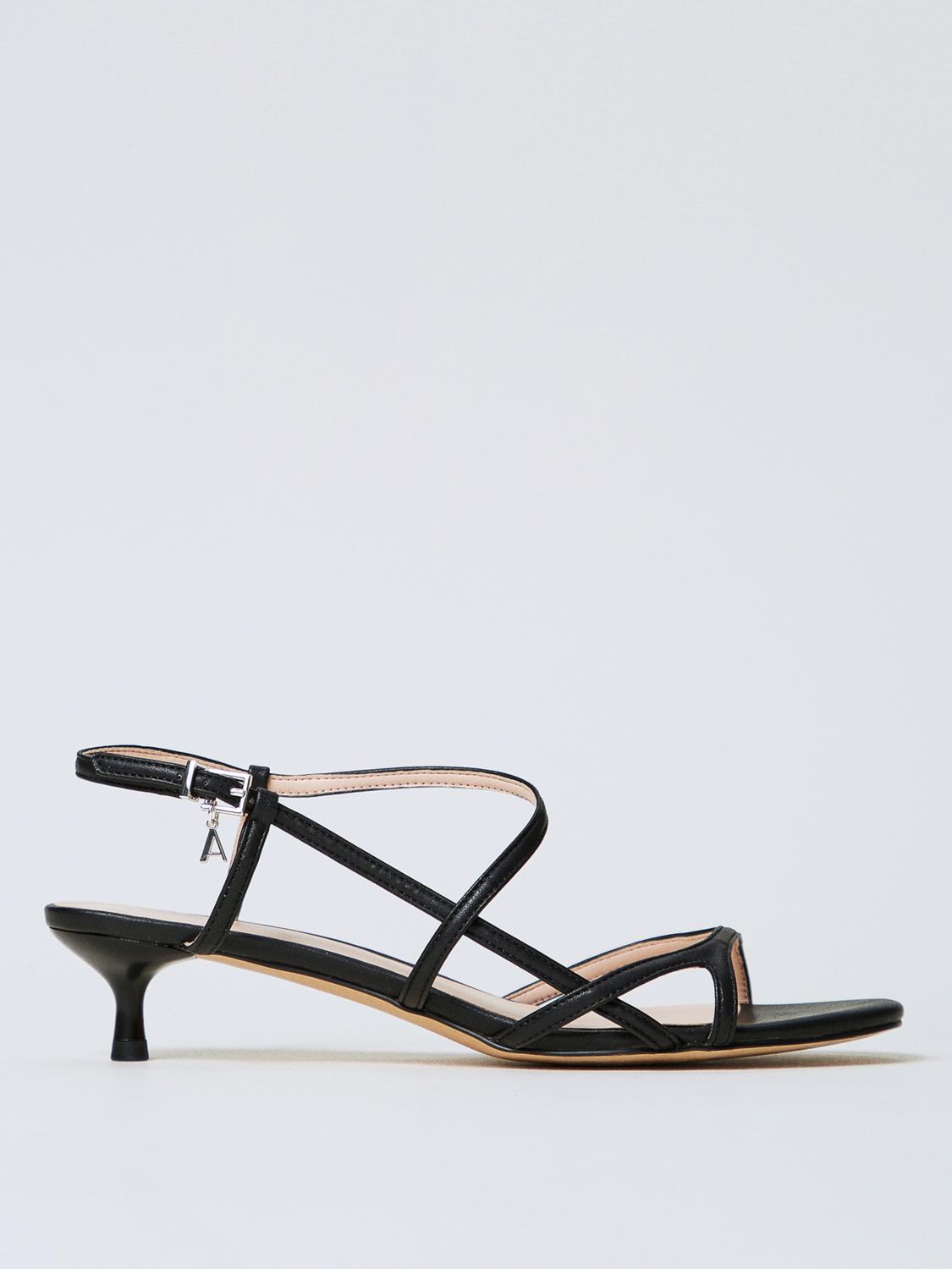 Twinset Actitude Heeled Sandals Woman Color Black In Black