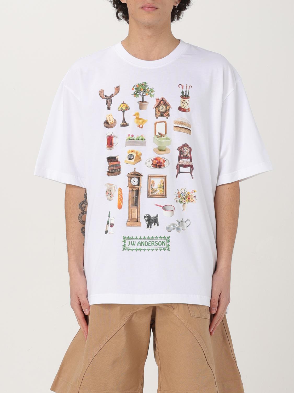 Jw Anderson Diorama Printed T-shirt In White