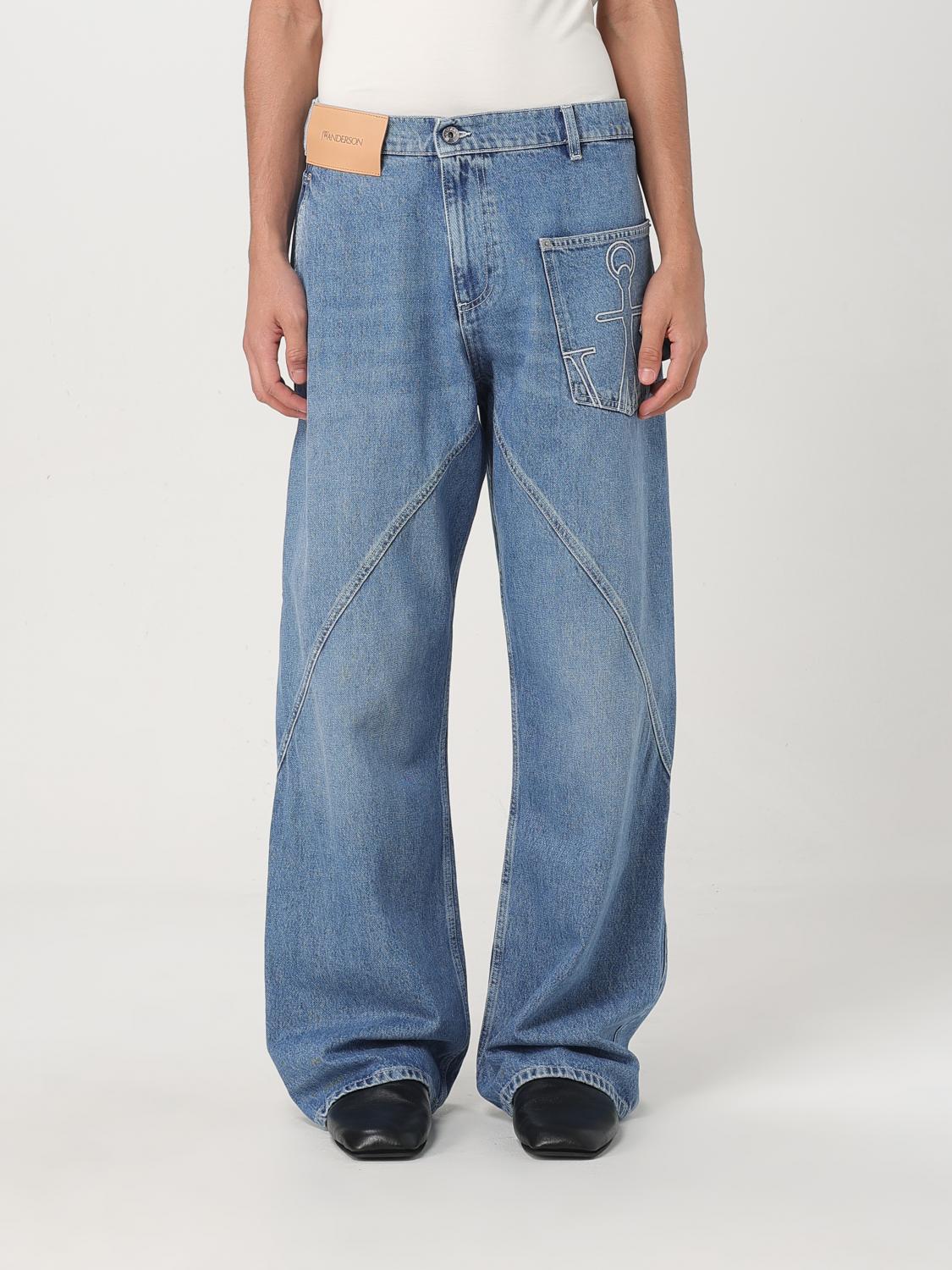 Jw Anderson Twisted Denim Workwear Jeans In Denim