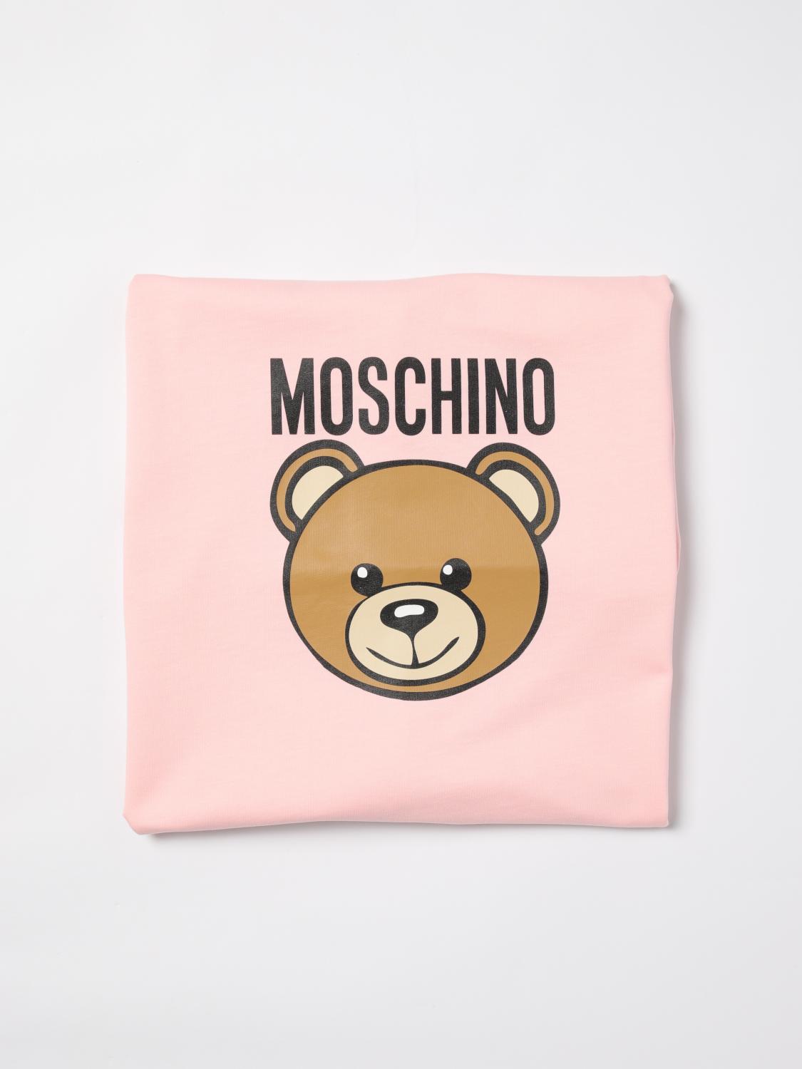 Moschino Blanket  Kids Color Pink In Pink