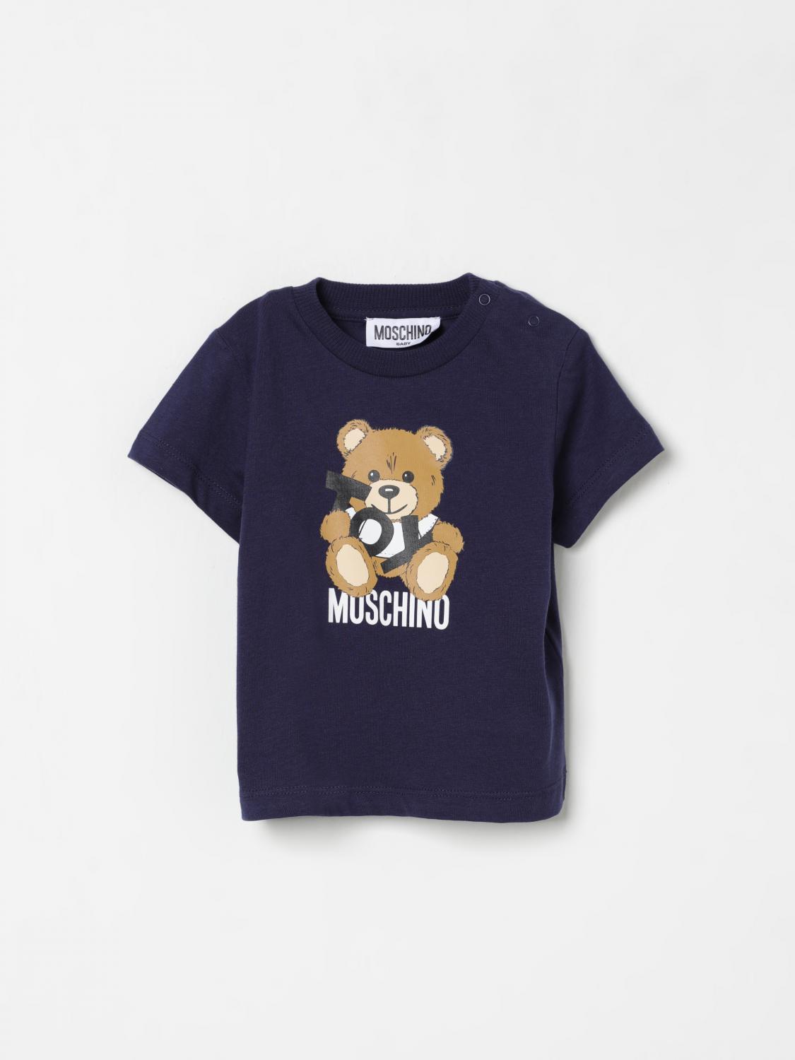 Moschino T-shirt Kids Color Navy In Navy