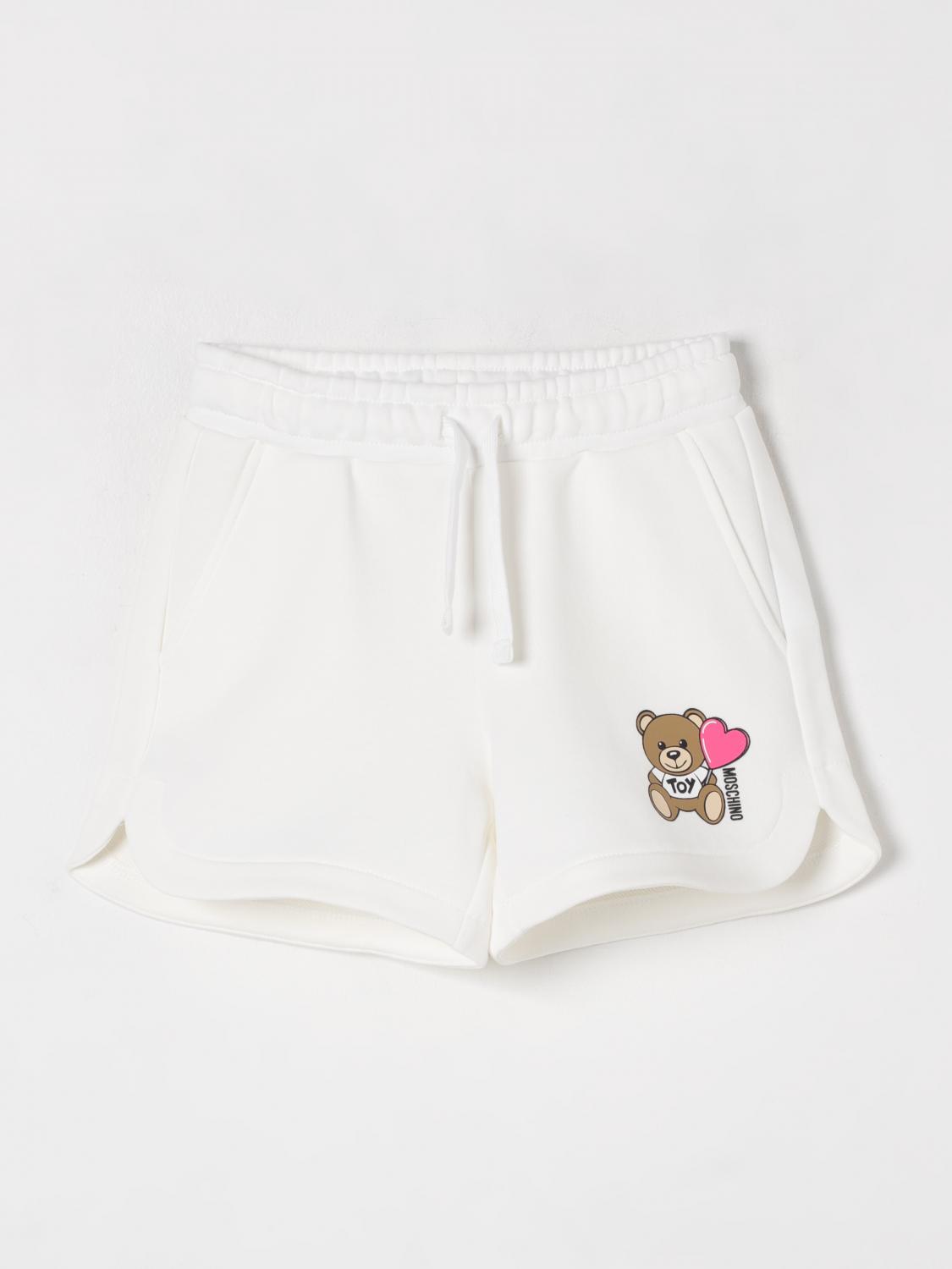 Moschino Short Kids Color White In White