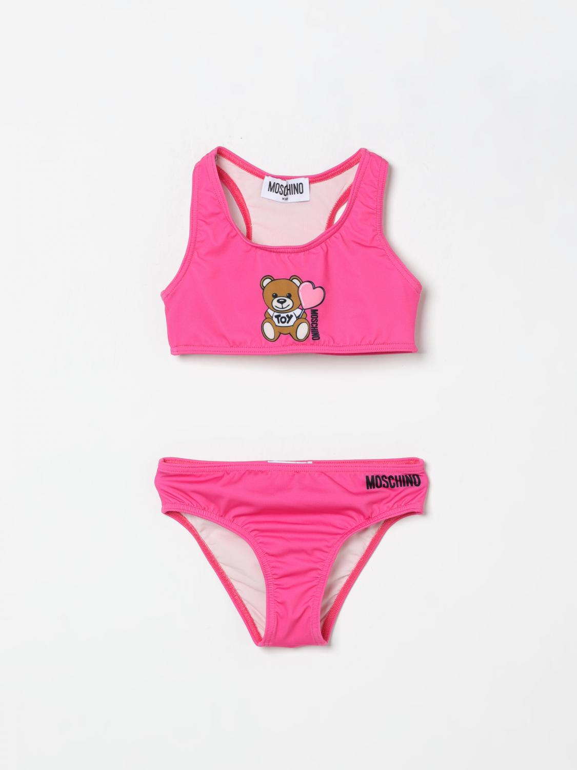 Moschino Swimsuit Kids Color Fuchsia In Fuchsia