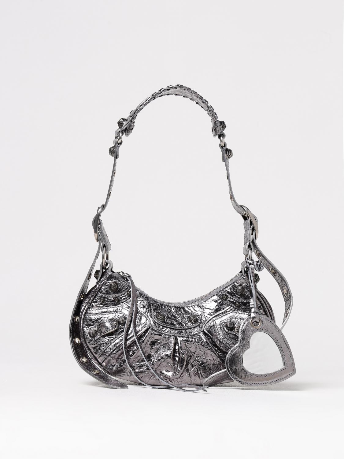 BALENCIAGA SHOULDER BAG BALENCIAGA WOMAN COLOR SILVER 427270061