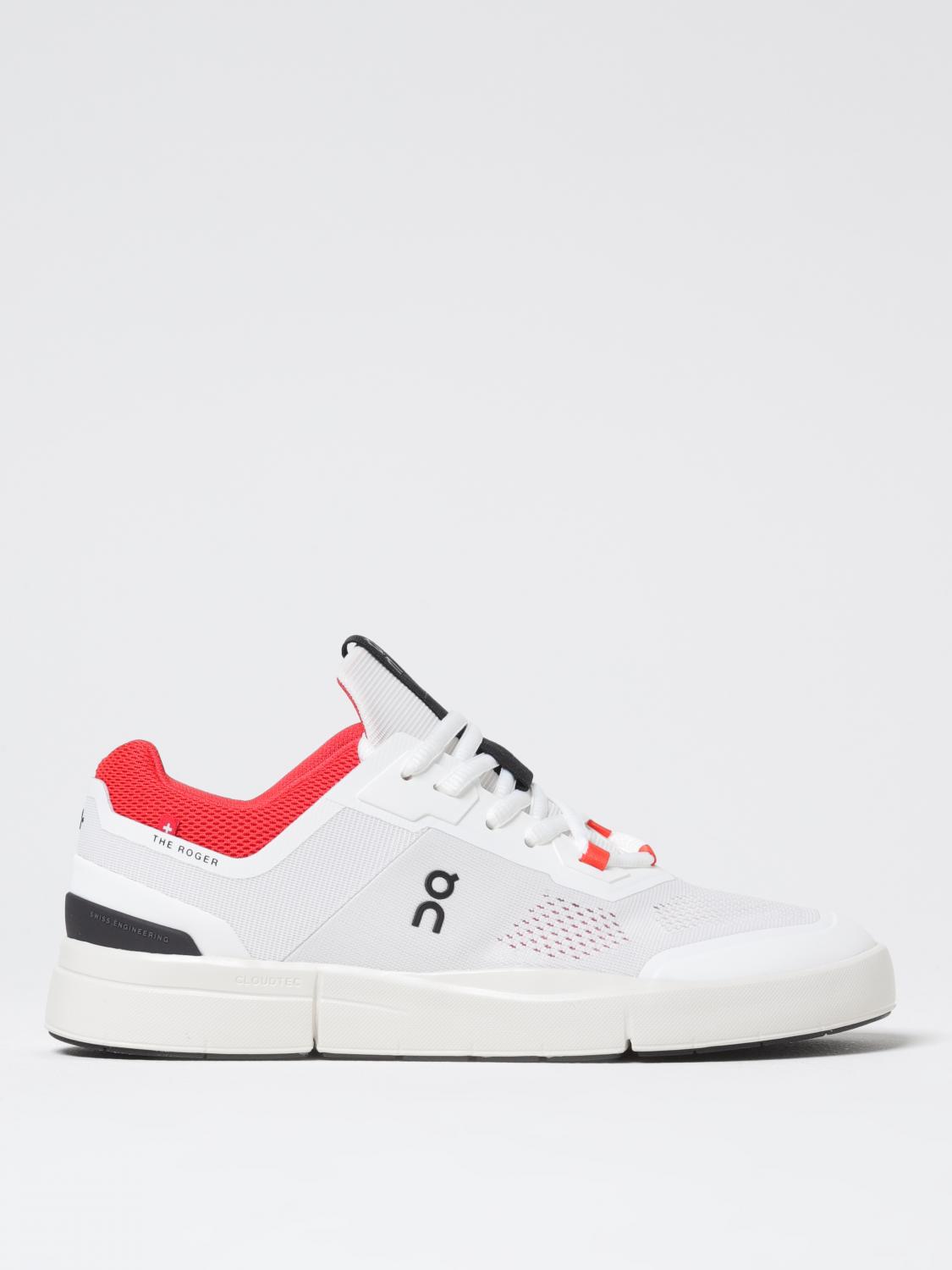 On Running The Roger Spin Logo-embossed Sneakers In White
