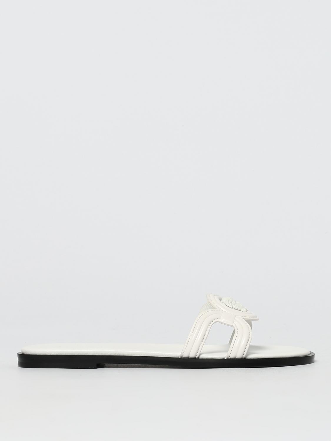 VERSACE VERSACE Heeled Sandal Woman color White　VERSACE ヒール サンダル 女性 カラー ホワイト