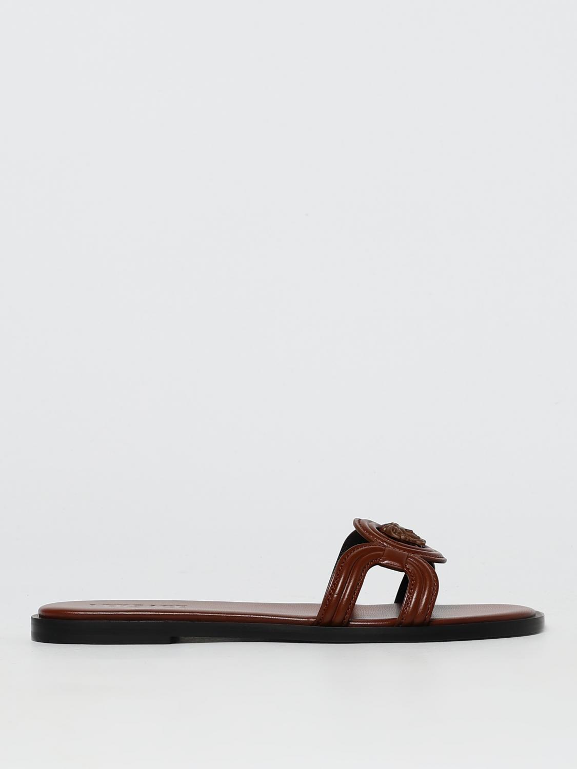 VERSACE VERSACE Heeled Sandal Woman color Leather　VERSACE ヒール サンダル ウィメンズ カラー レザー
