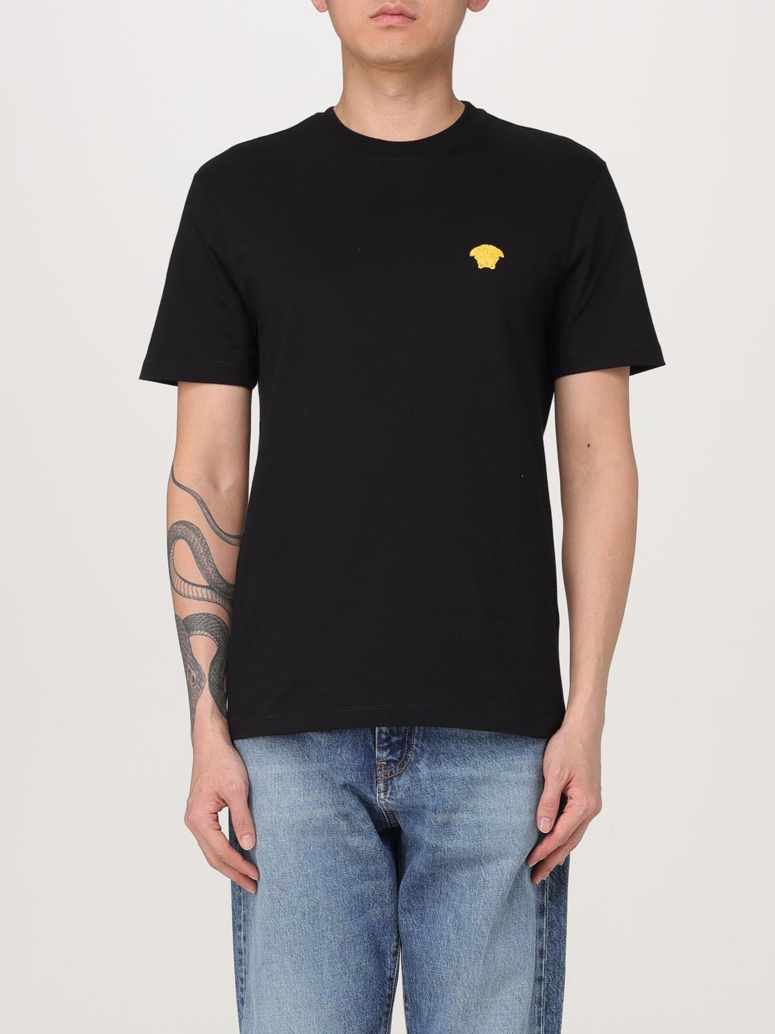 Versace T-shirt  Men Color Black In Black