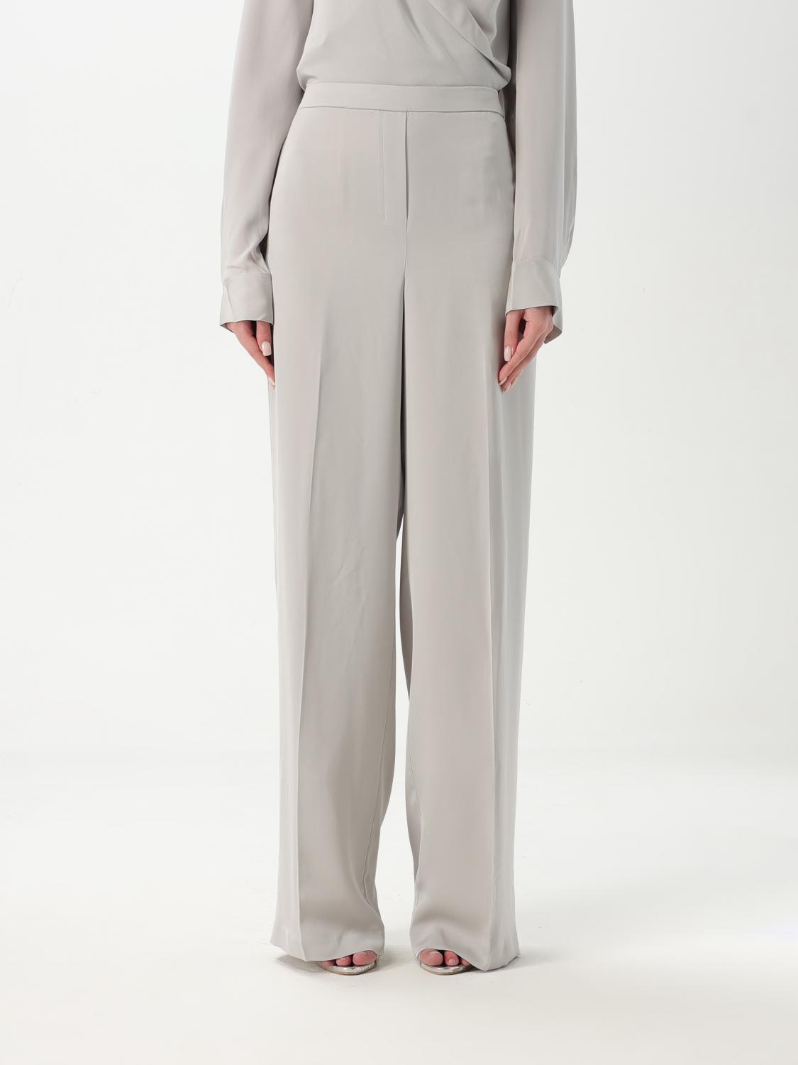 THEORY Pants Woman color Silver