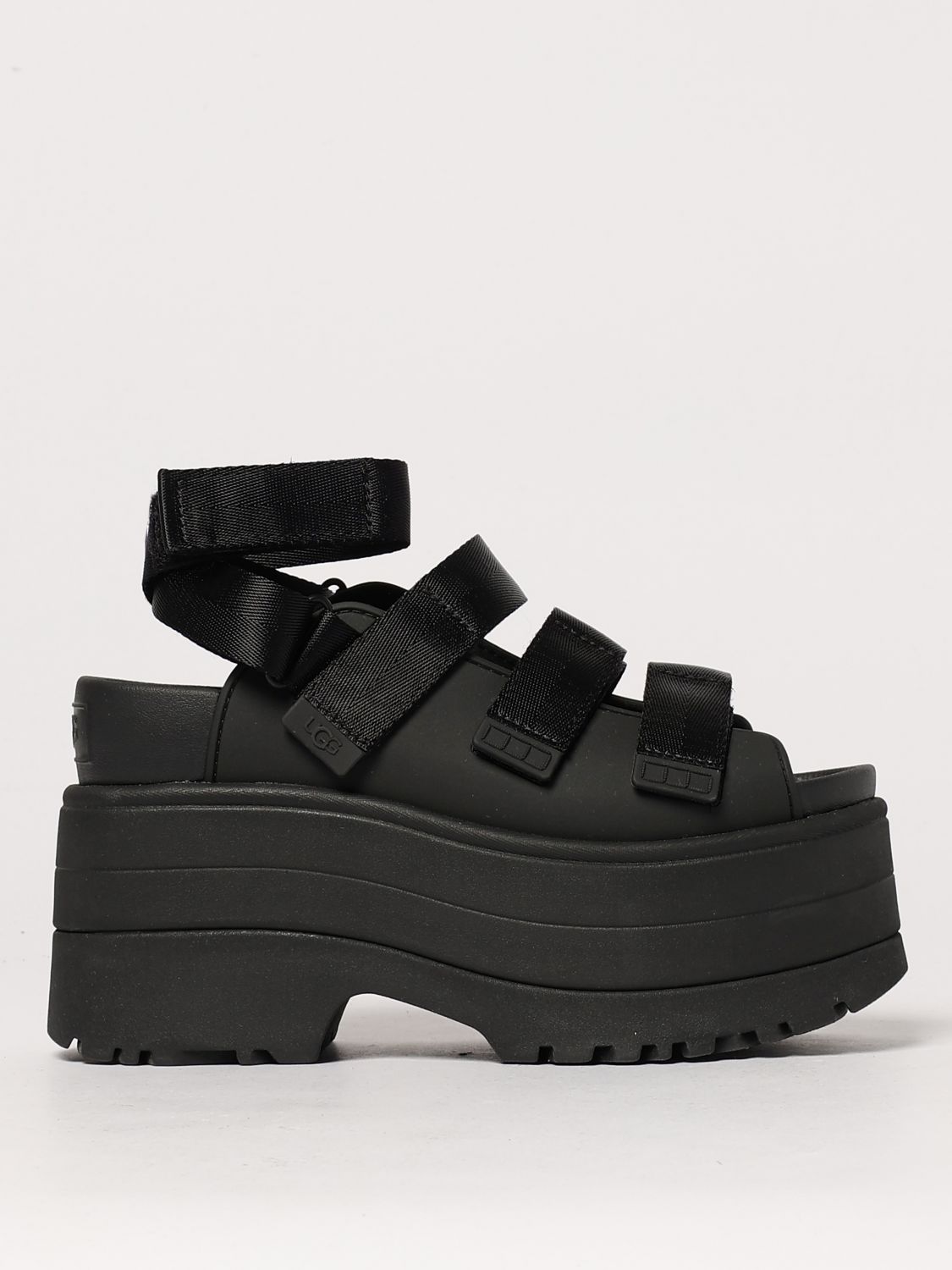 UGG HEELED SANDALS UGG WOMAN COLOR BLACK 427386002