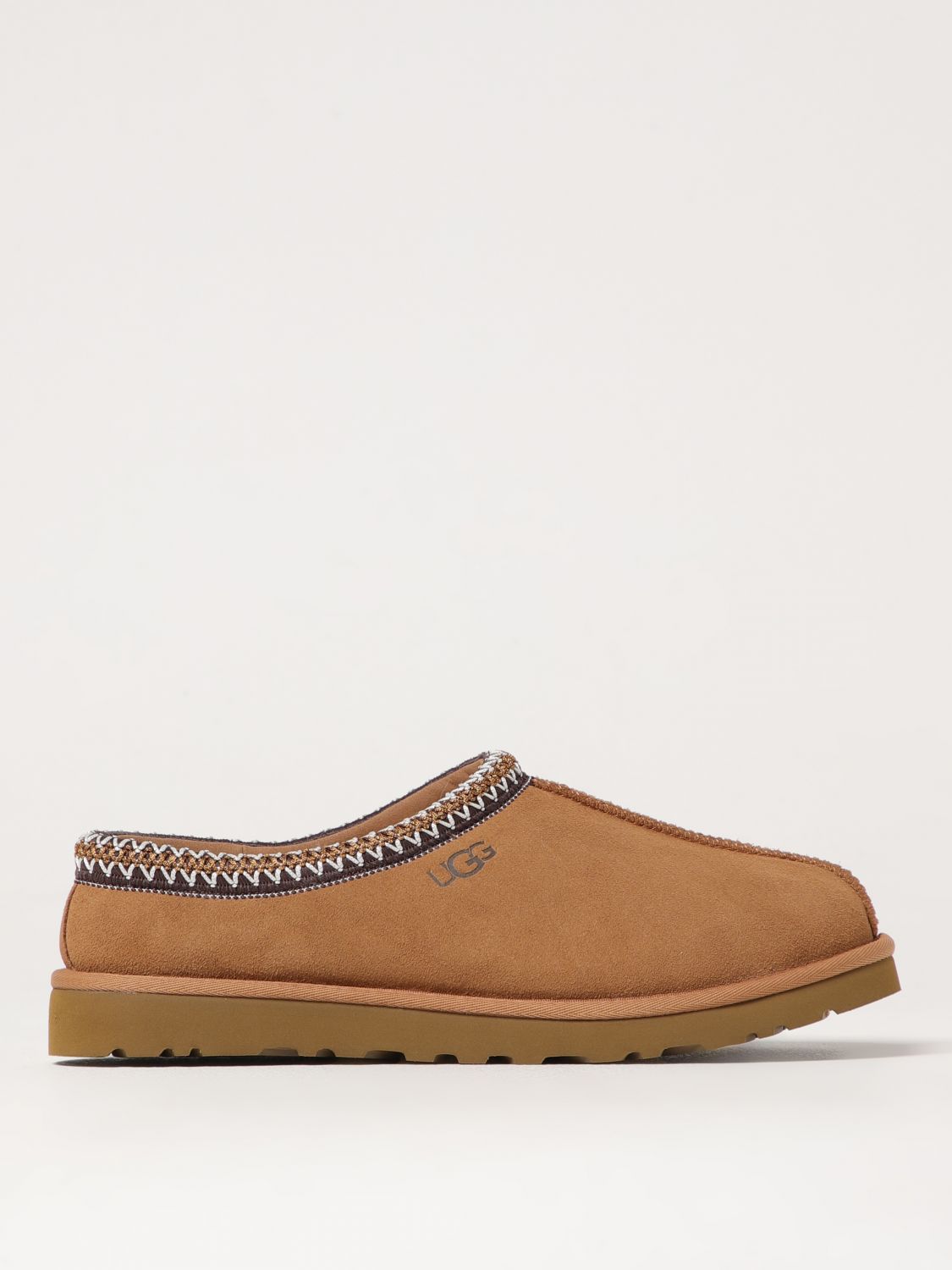 Ugg Ankle Boot With Plush Lining And Decorative Accents In Hazel