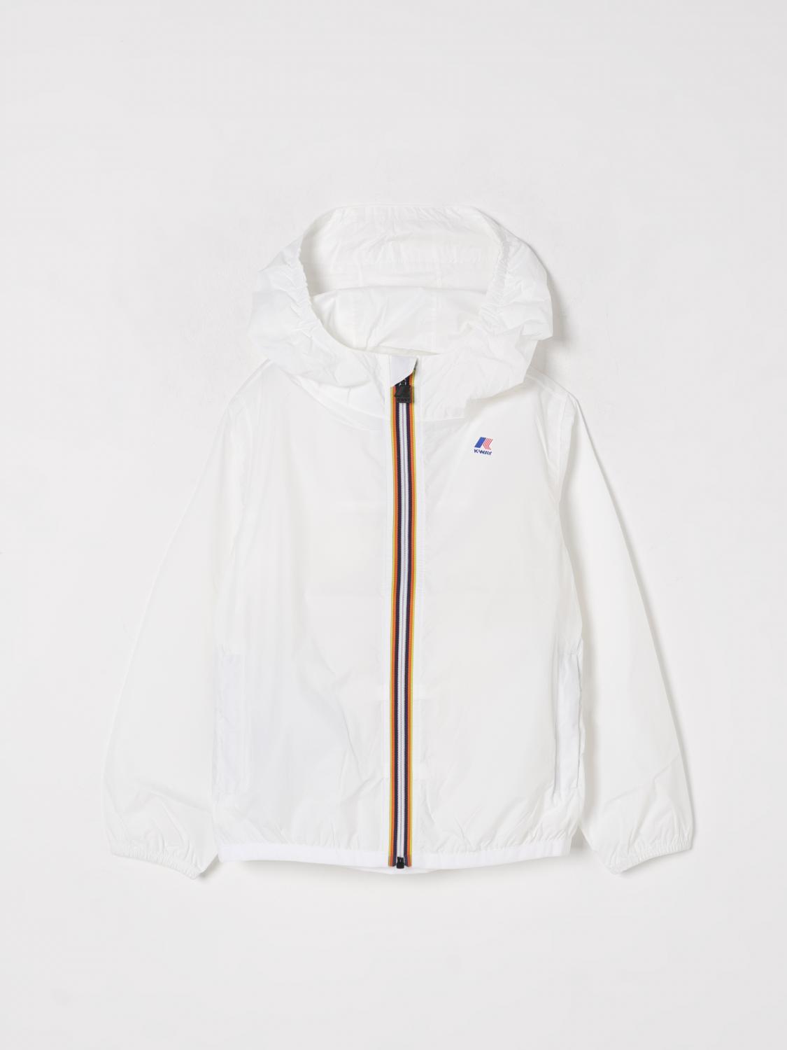 K-way Jacket Kids Color White In White