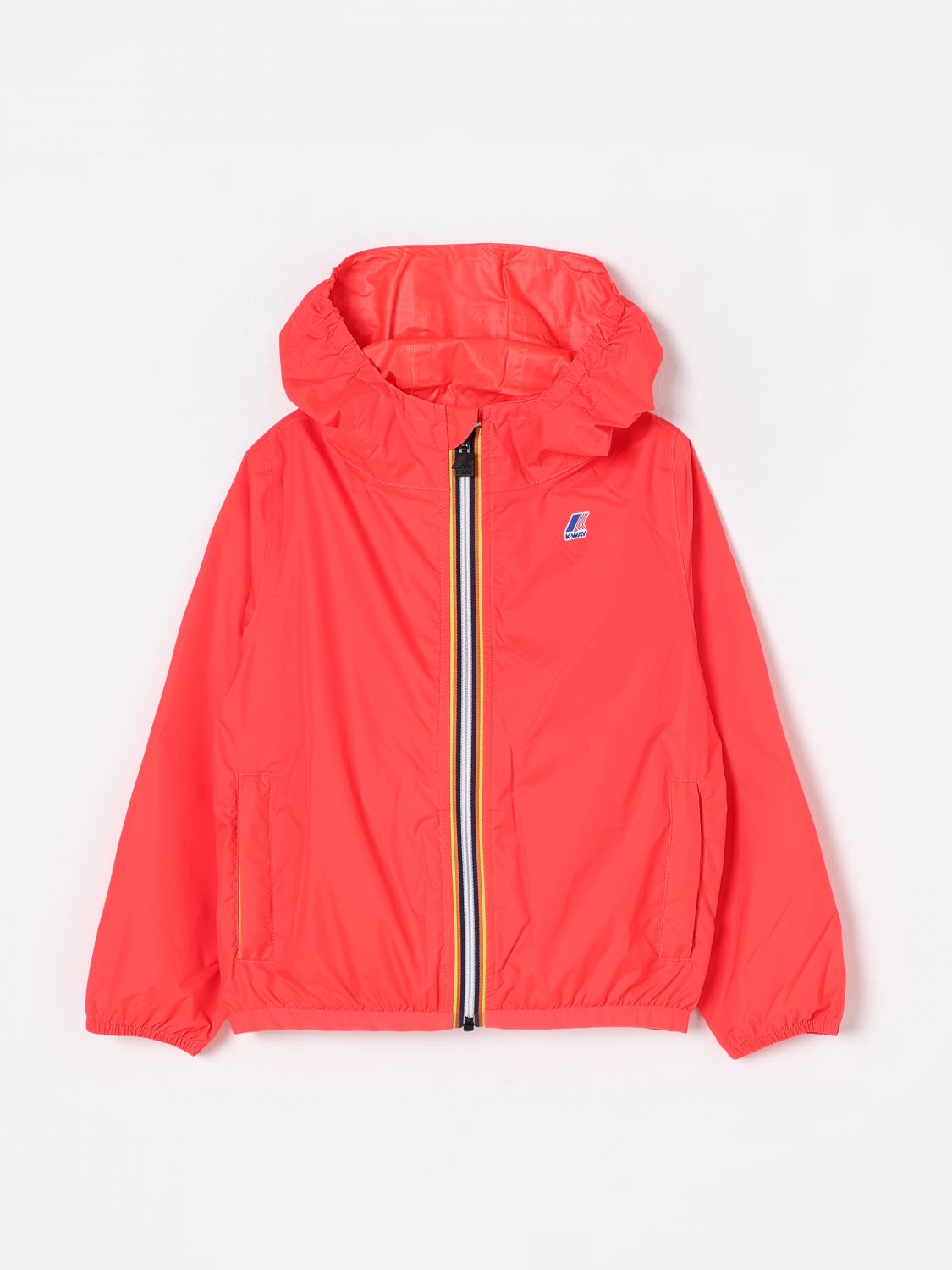 K-WAY JACKET K-WAY KIDS COLOR RED 427408014