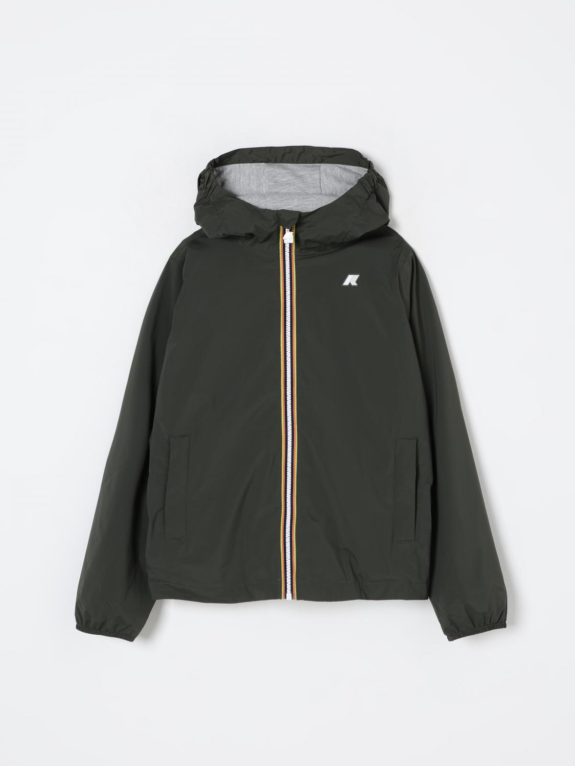 K-WAY JACKET K-WAY KIDS COLOR GREEN 427409012
