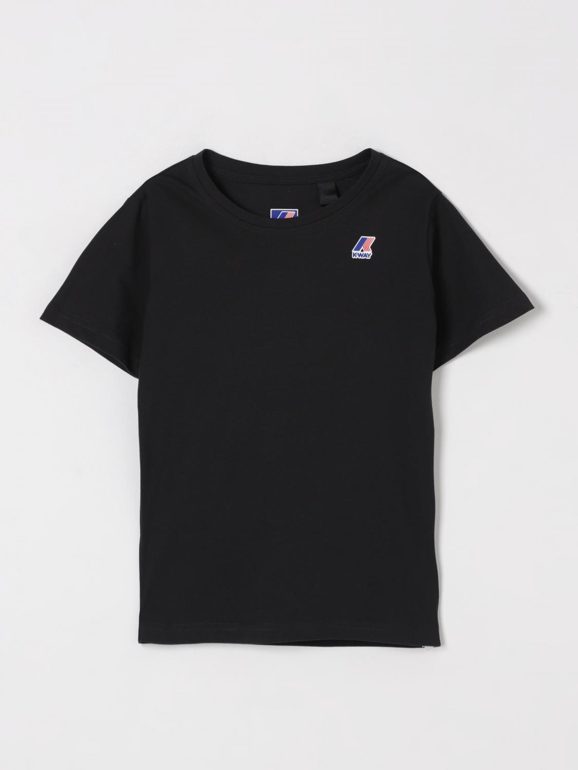K-way T-shirt Kids Color Black In Black