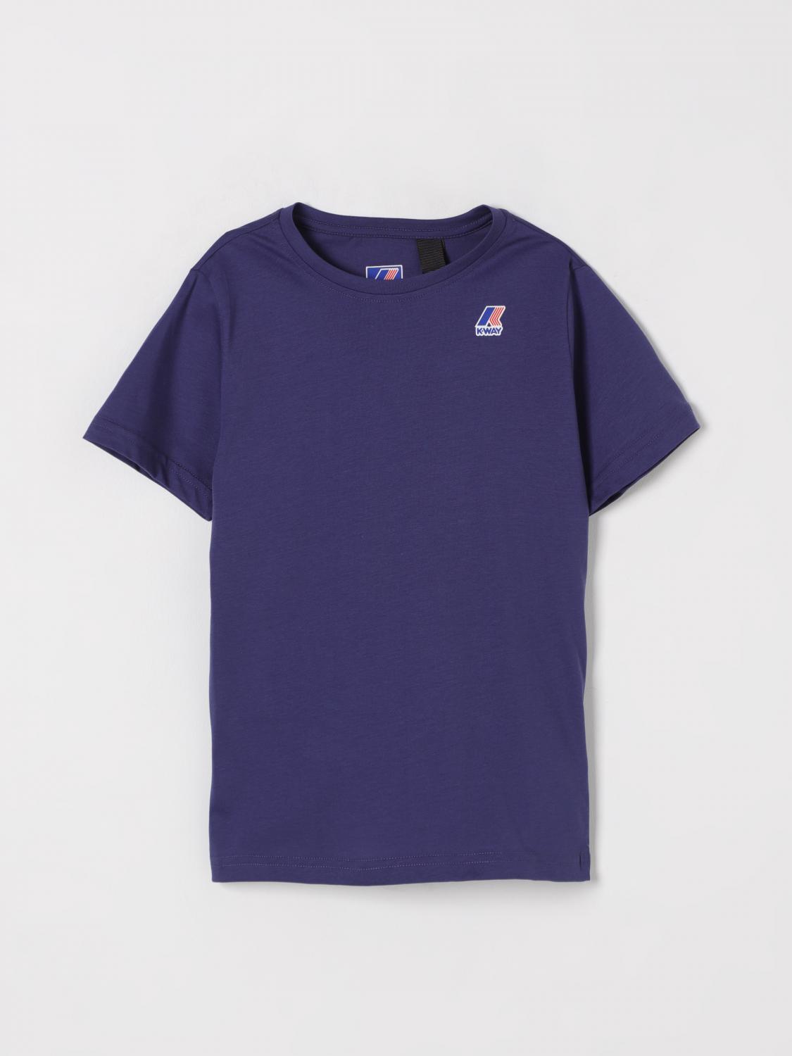 K-way T-shirt Kids Color Blue In Blue