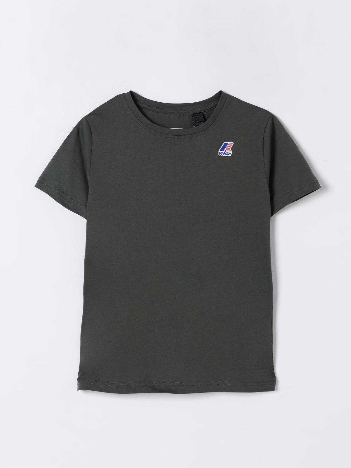 K-way T-shirt Kinder Farbe Military In Military
