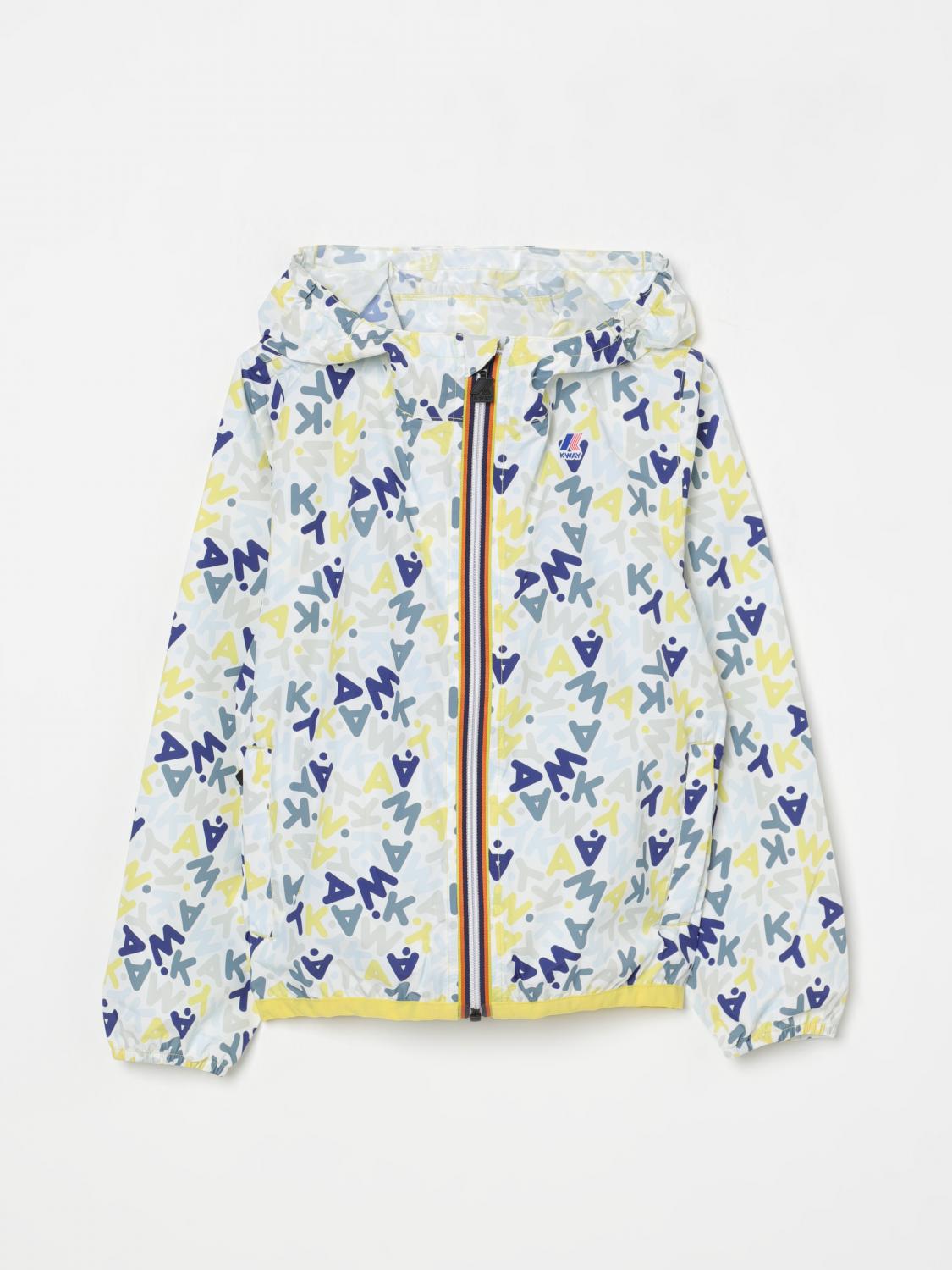 K-WAY JACKET K-WAY KIDS COLOR YELLOW CREAM 427412090