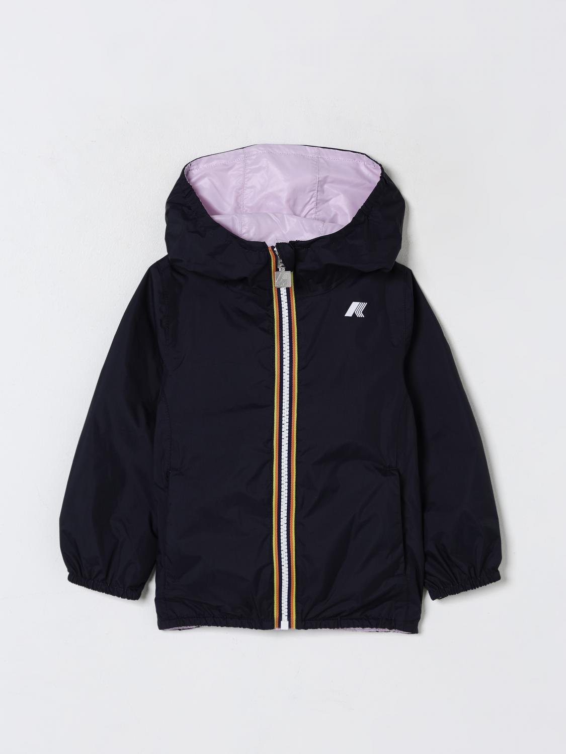 K-way Jacket Kids Color Blue 1 In Blau 1