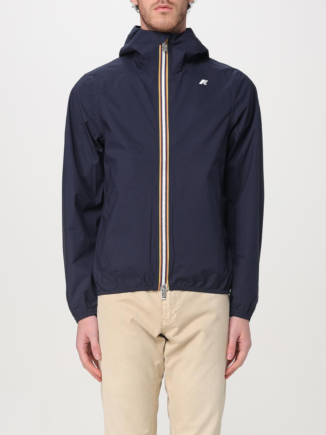 K-way Jacket  Men Color Navy In Navy