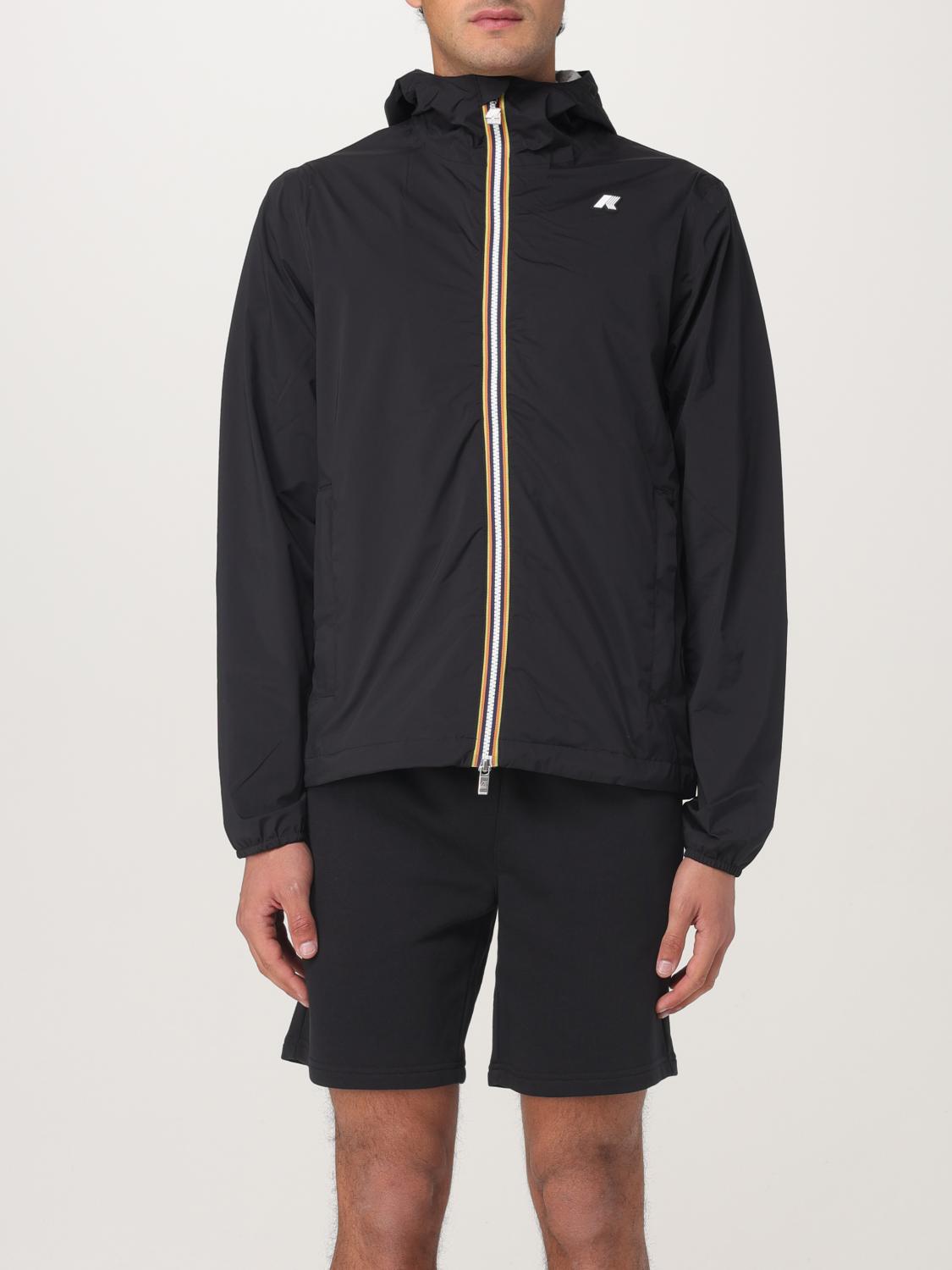 K-way Jacket Men Color Black In Black