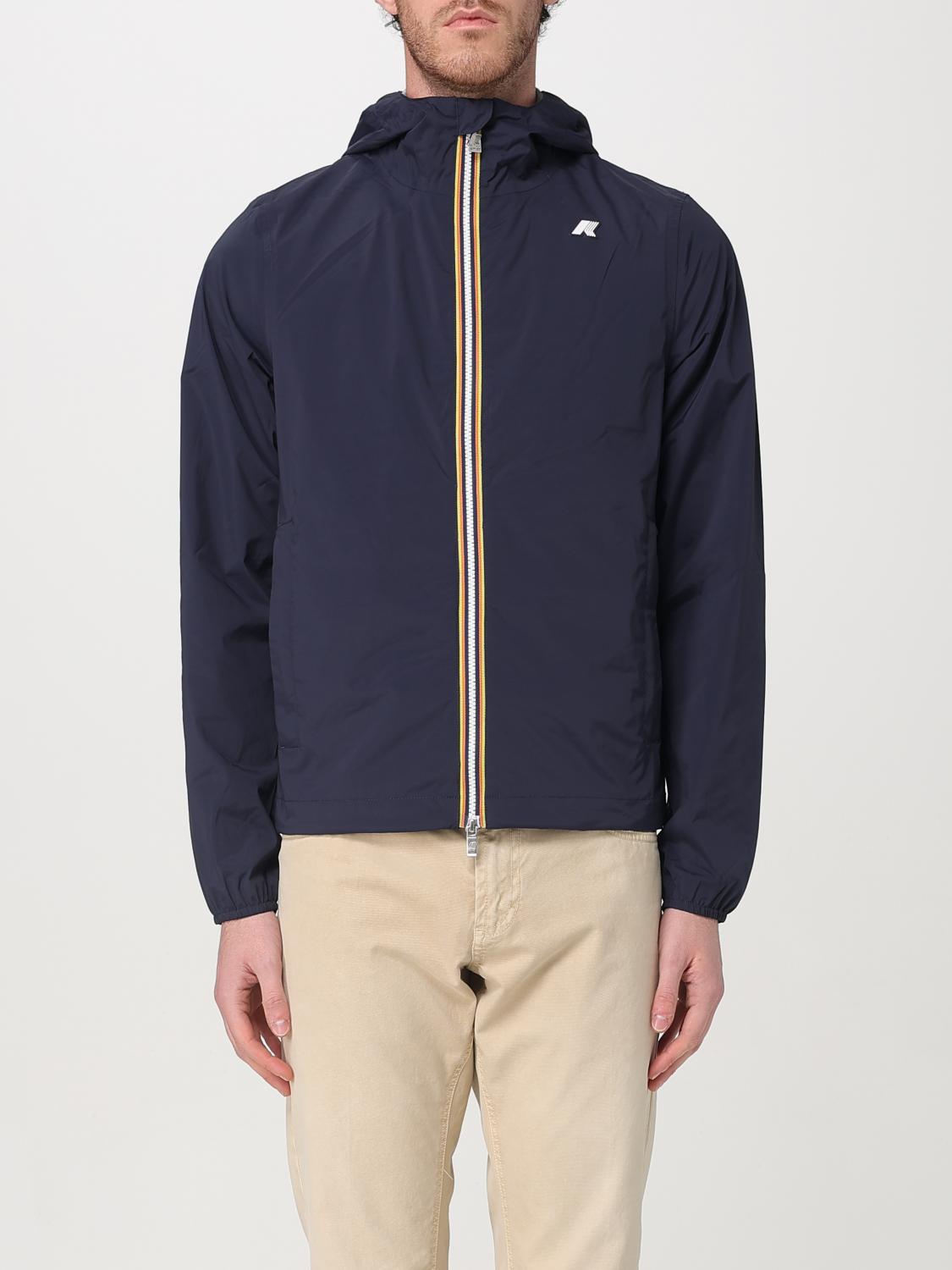 K-way Jacket  Men Color Navy In Navy