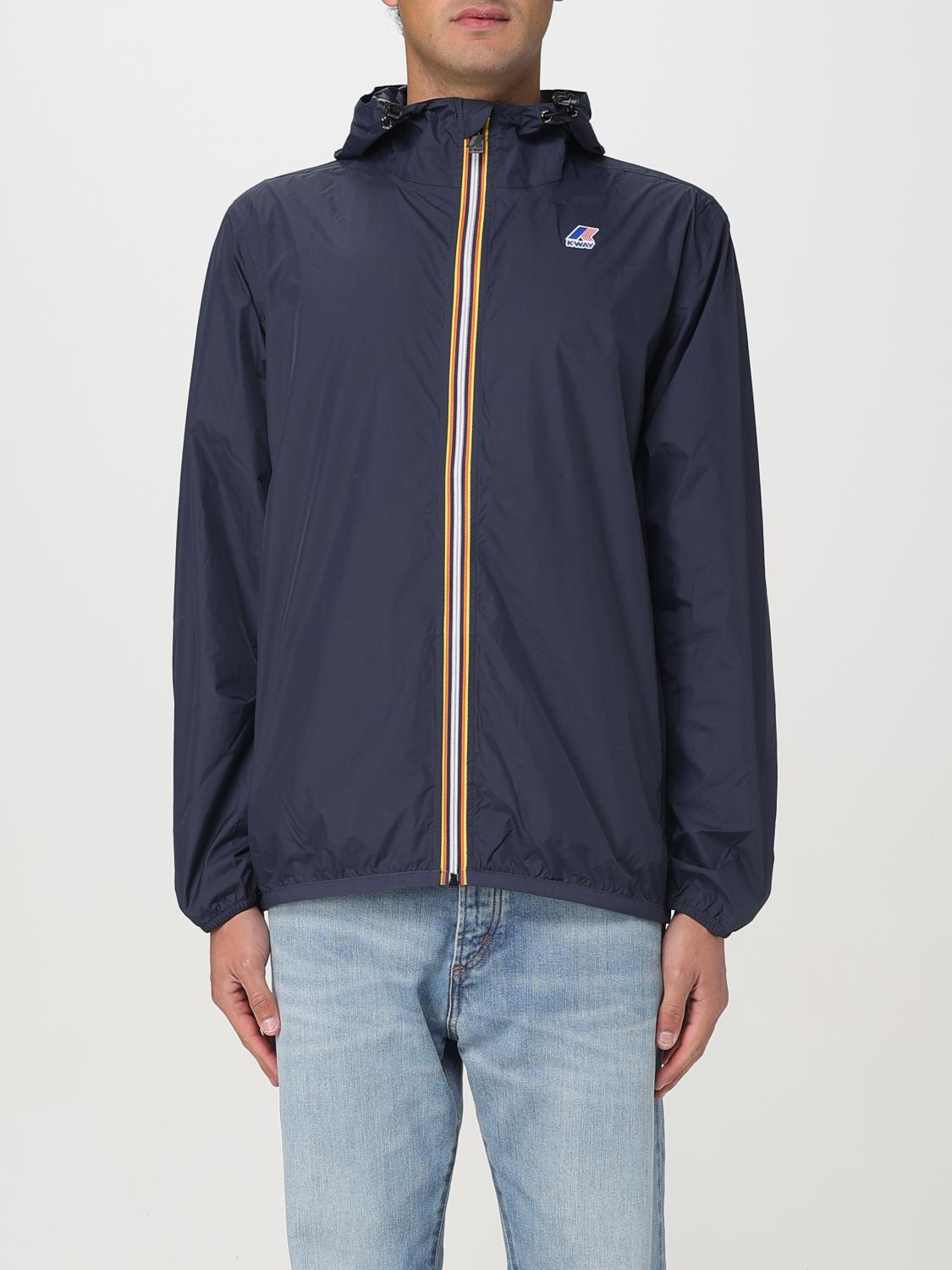 K-way Le Vrai 3.0 Claude Nylon Windbreaker In Navy