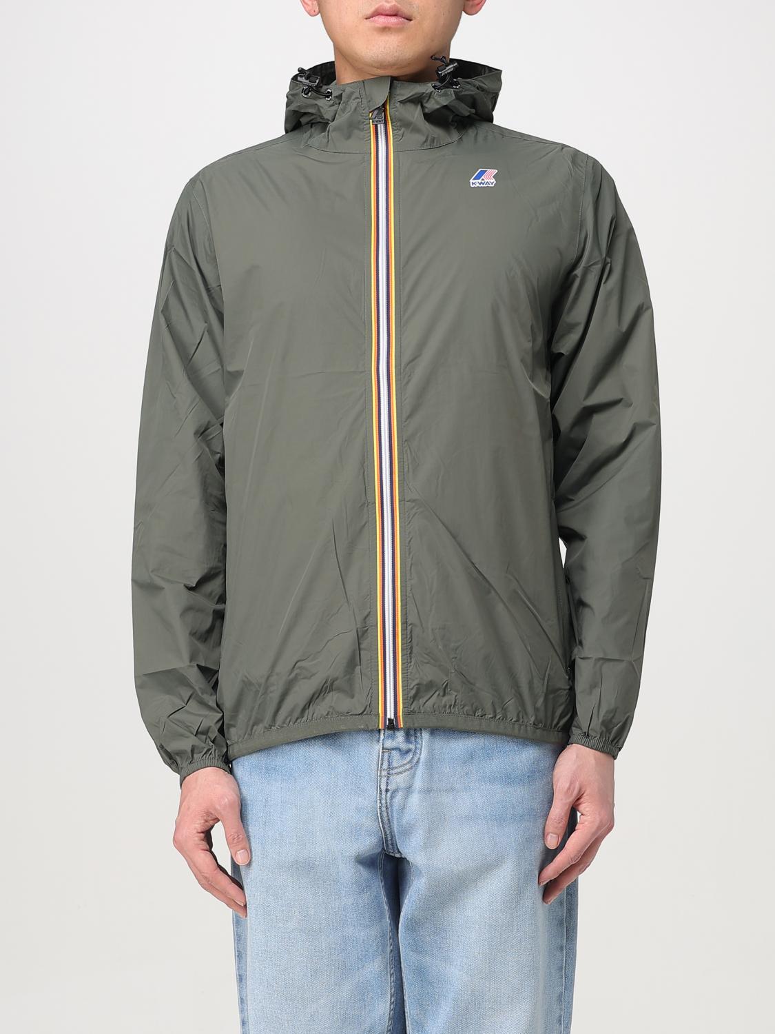 K-way Jacket  Men Color Military In Military