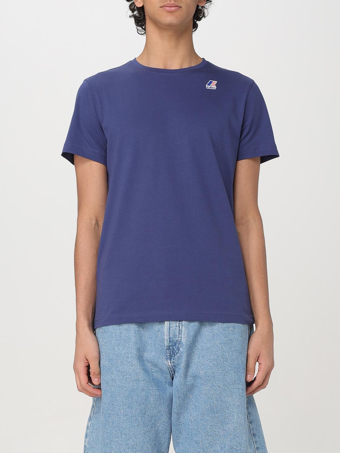 K-way T-shirt Men Color Blue 1 In Blue 1
