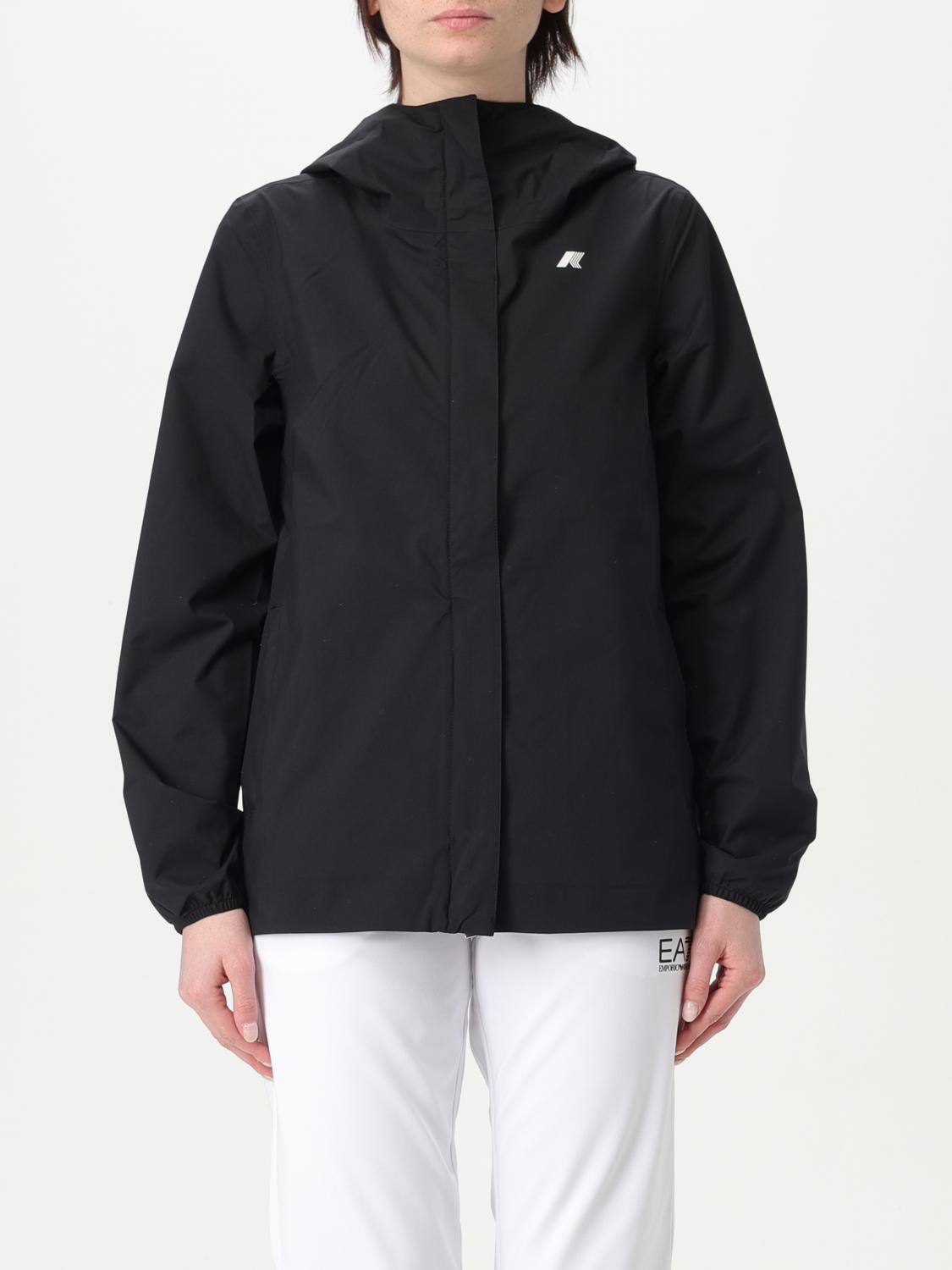 K-way Jacket Woman Color Black In Black