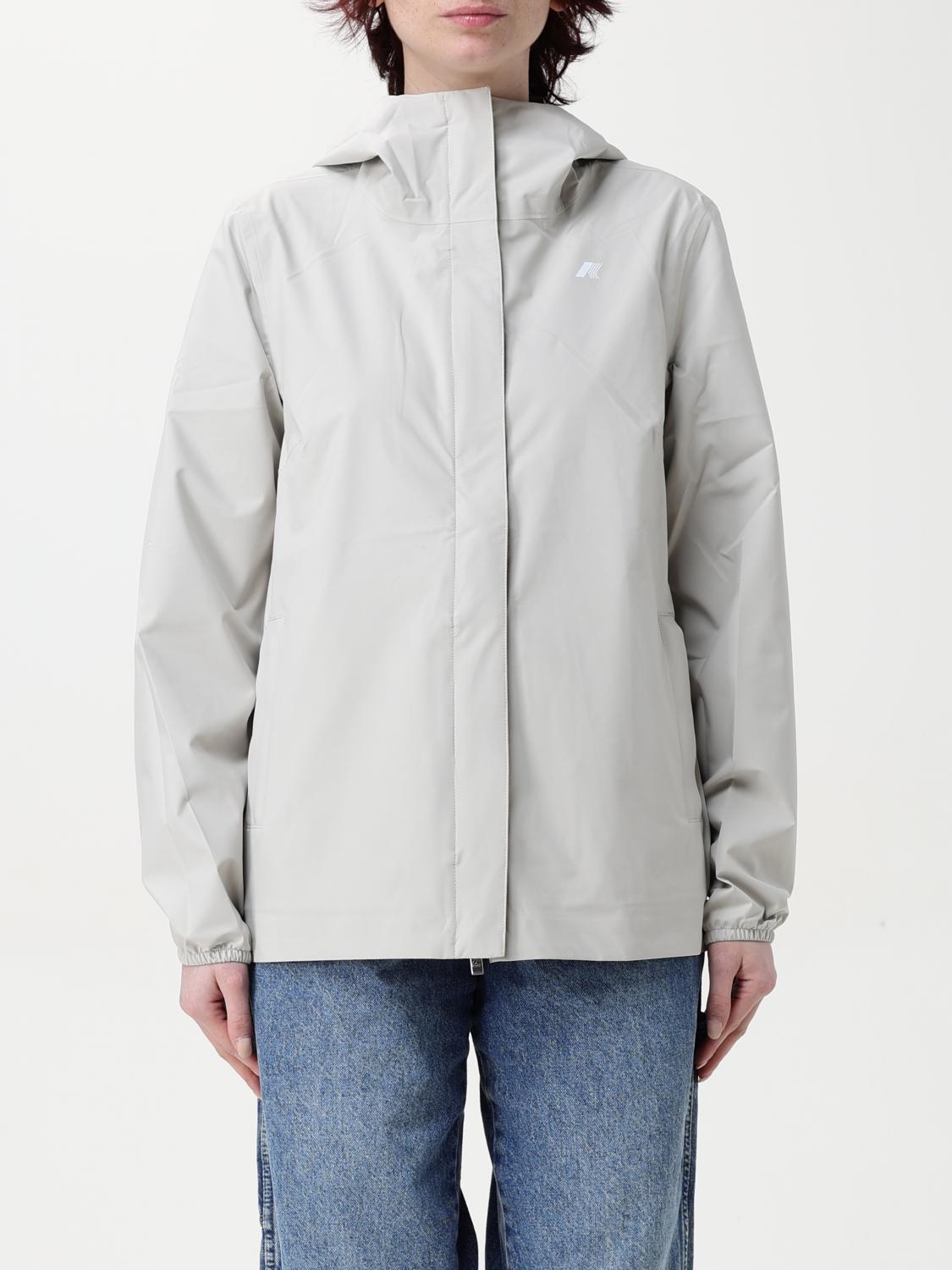 K-way Jacket Woman Color Beige In Beige