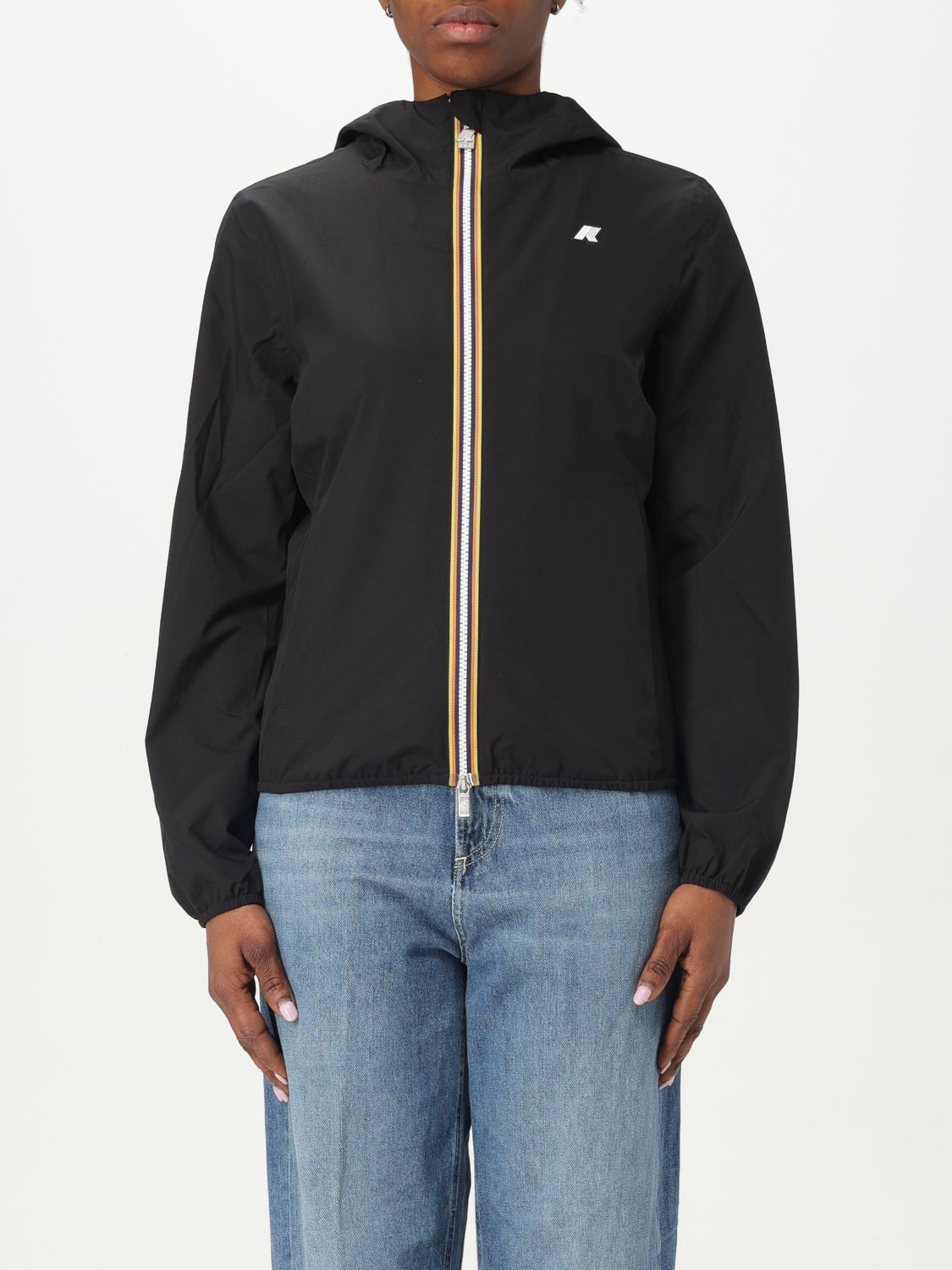 K-way Laurette Plus.2 Double Short Down Jacket In Black