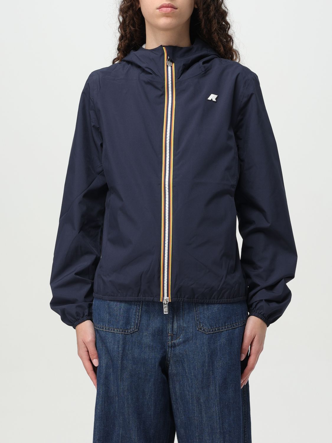 K-WAY JACKET K-WAY WOMAN COLOR BLUE 427441009