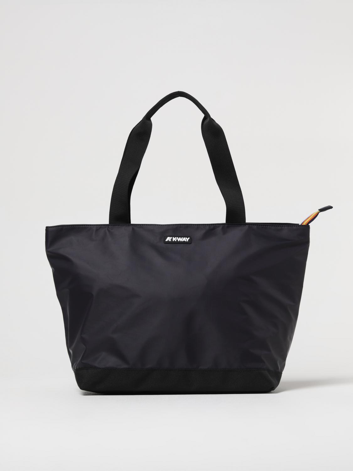 K-way Shoulder Bag Woman Color Black In Black