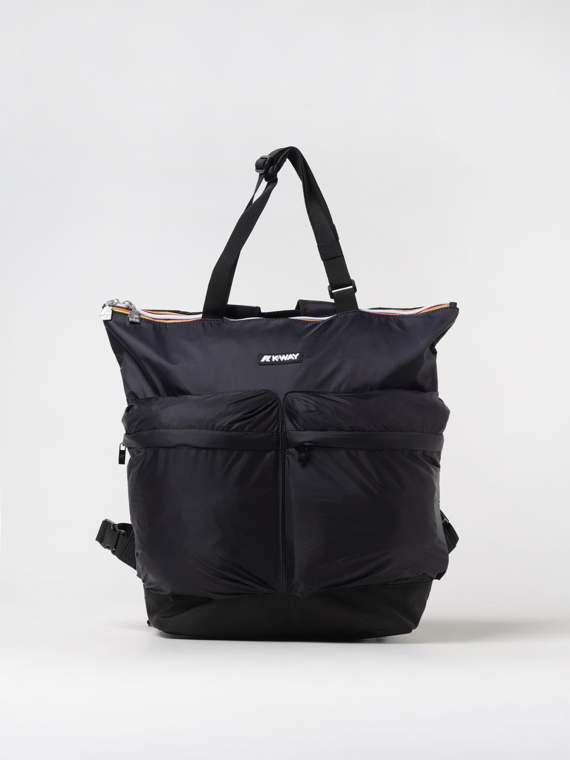 K-way Shoulder Bag Woman Color Black In Black