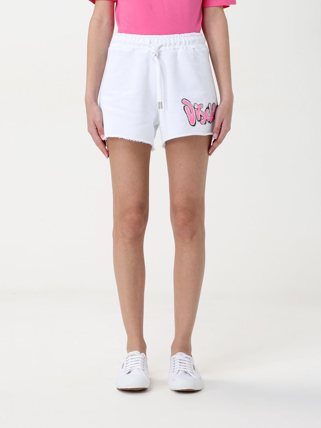 DISCLAIMER SHORT DISCLAIMER WOMAN COLOR WHITE 427456001