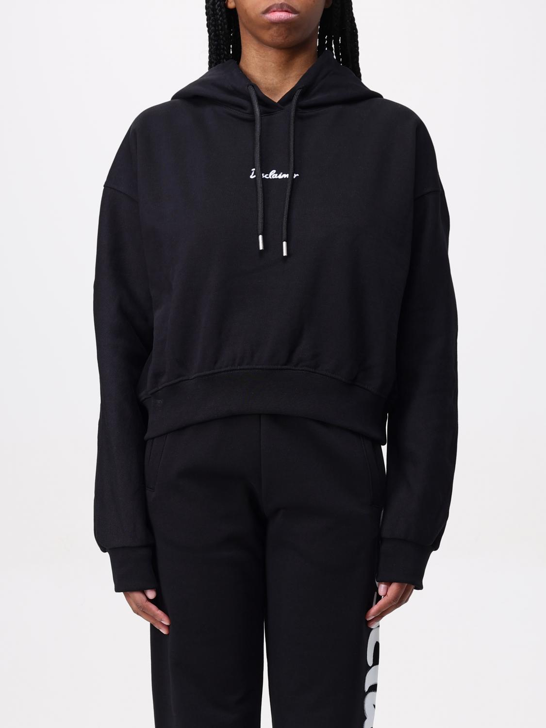 Disclaimer Sweatshirt Woman Color Black 1 In Black 1