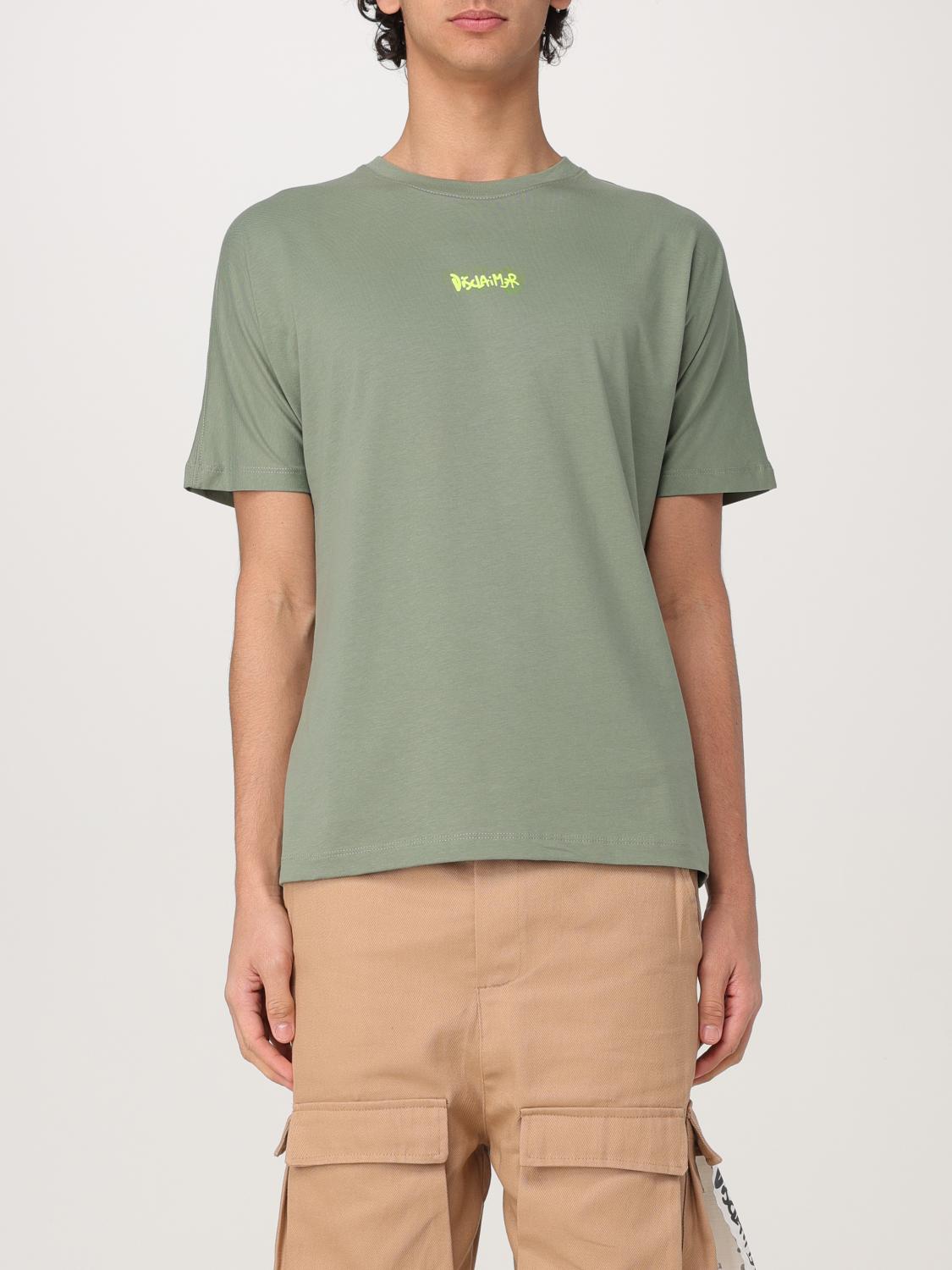 Disclaimer T-shirt Men Color Military In Military
