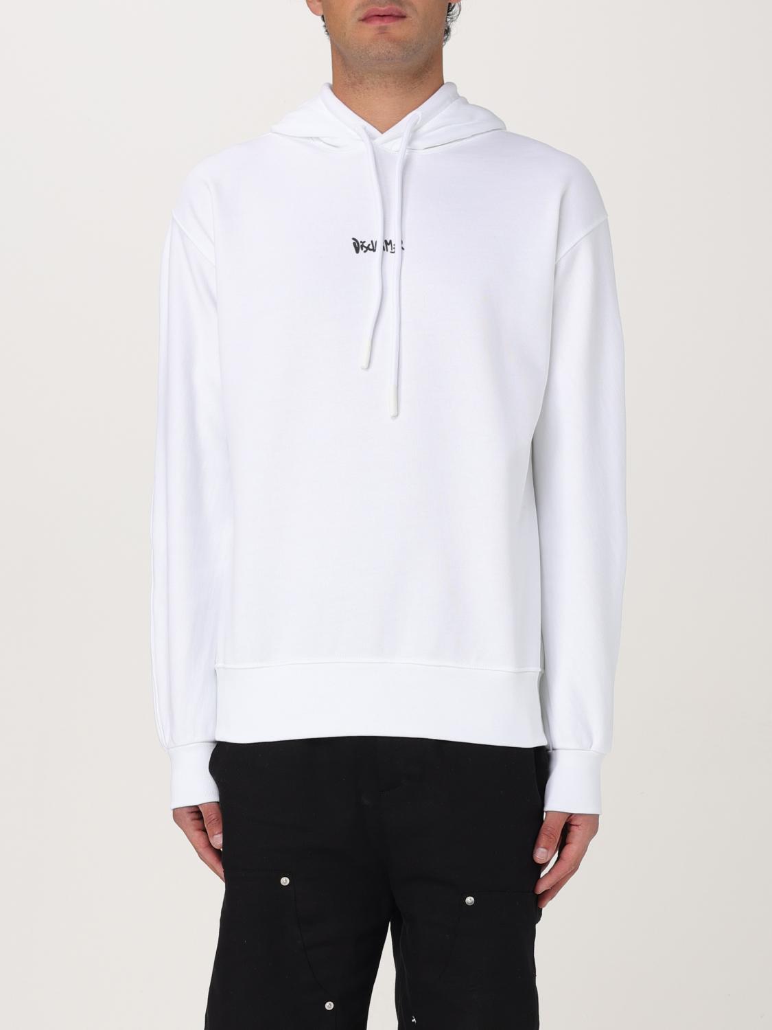Disclaimer Sweatshirt  Men Color White In White